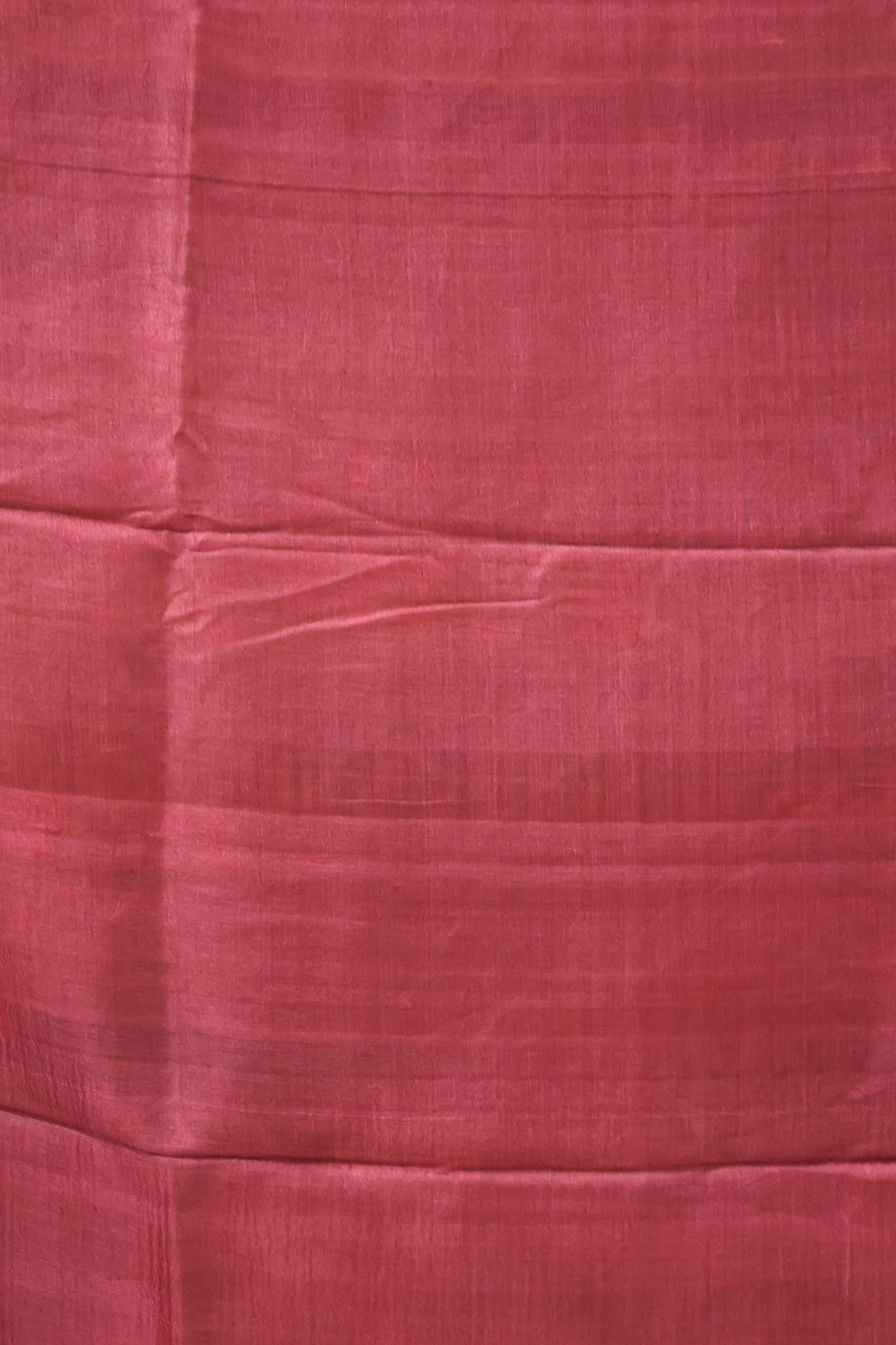 Pure Tussar Saree - Maroon Lines