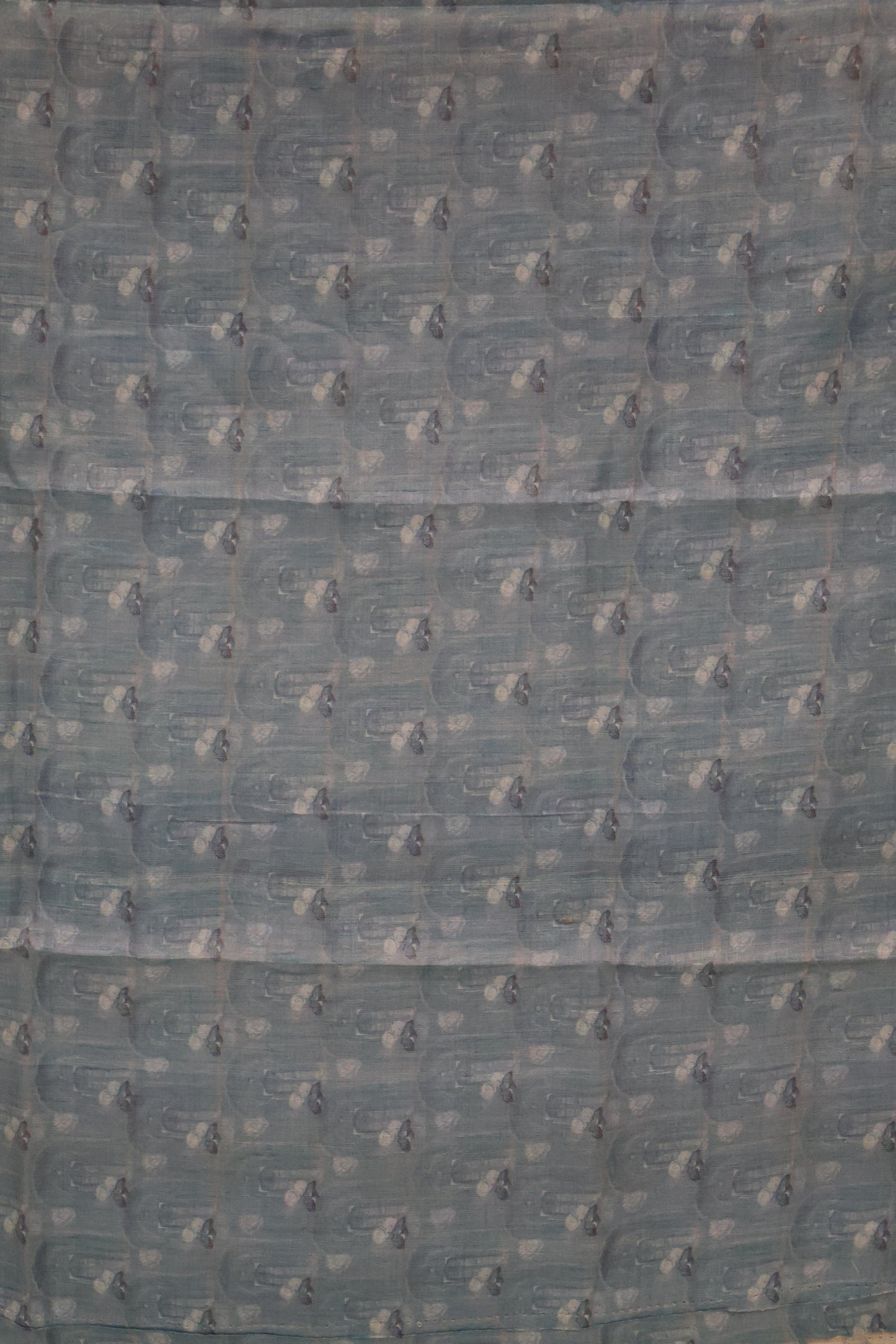 Pure Tussar Saree - Light Peacock Blue