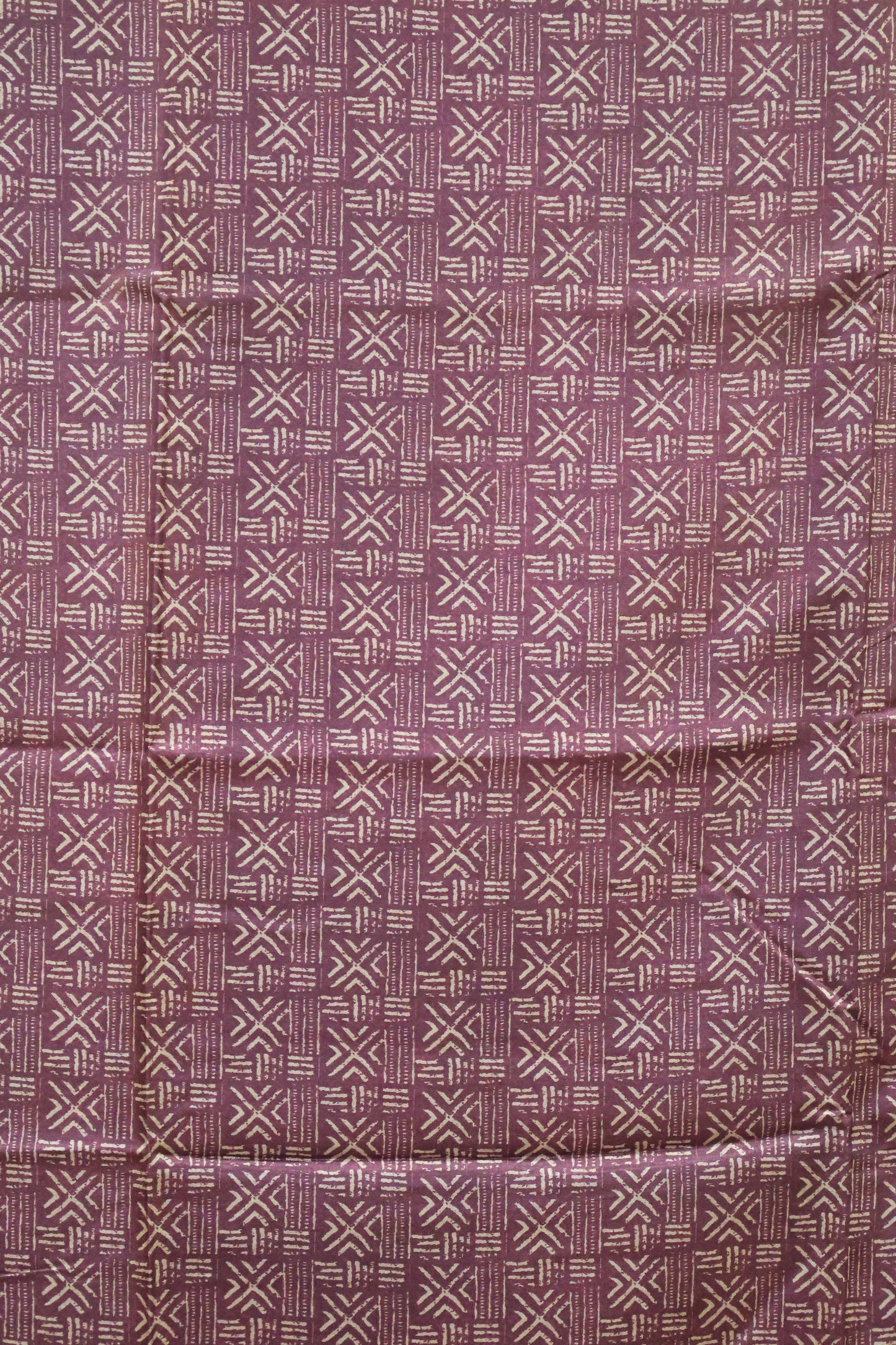 Paper Silk Saree-Wine Checks Pattern