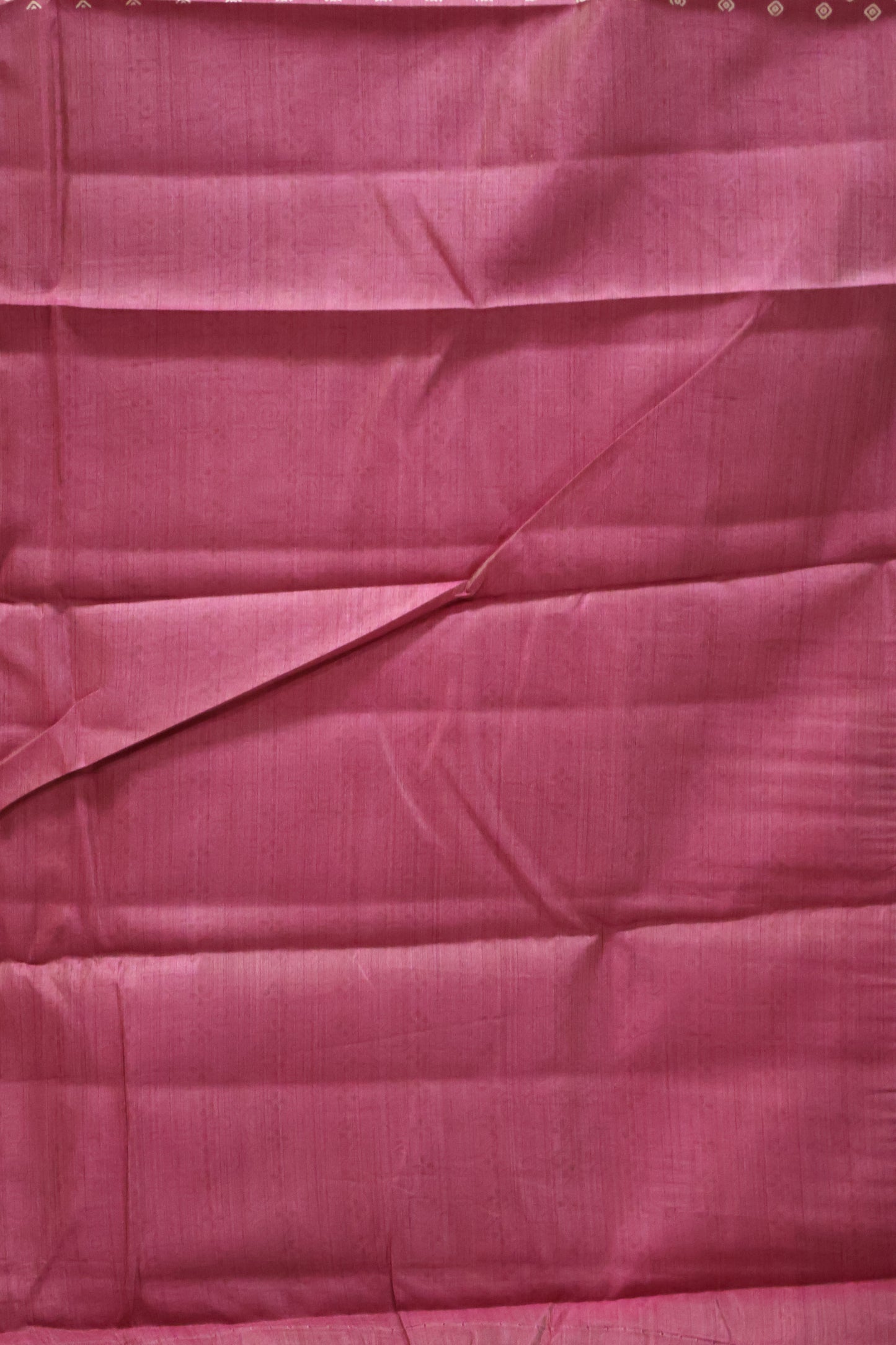 Semi Tussar Saree -Wine Lamp Bandhini