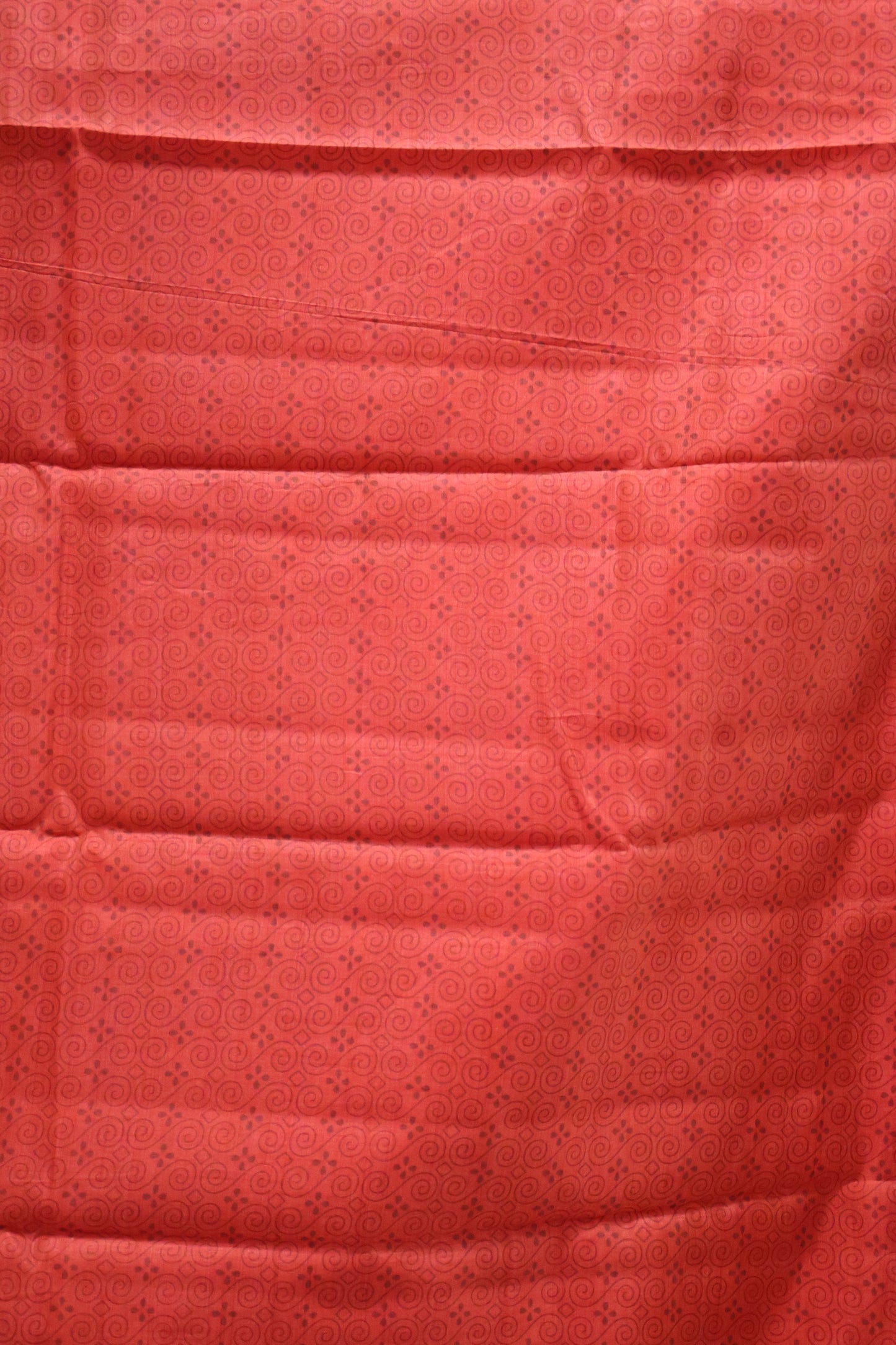 Semi Tussar Saree -Red Lamp Bandhini
