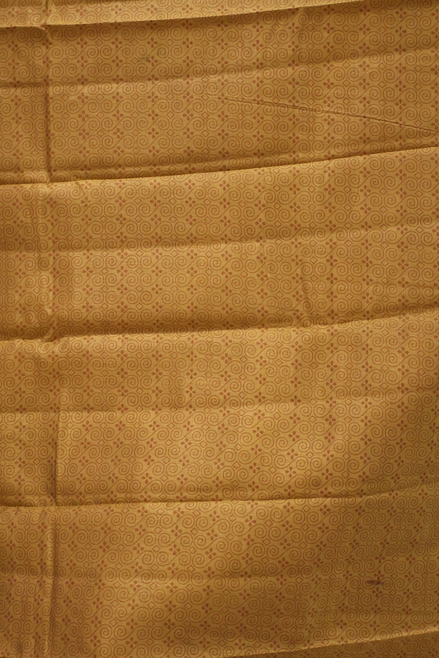 Semi Tussar Saree -Yellow Lamp Bandhini