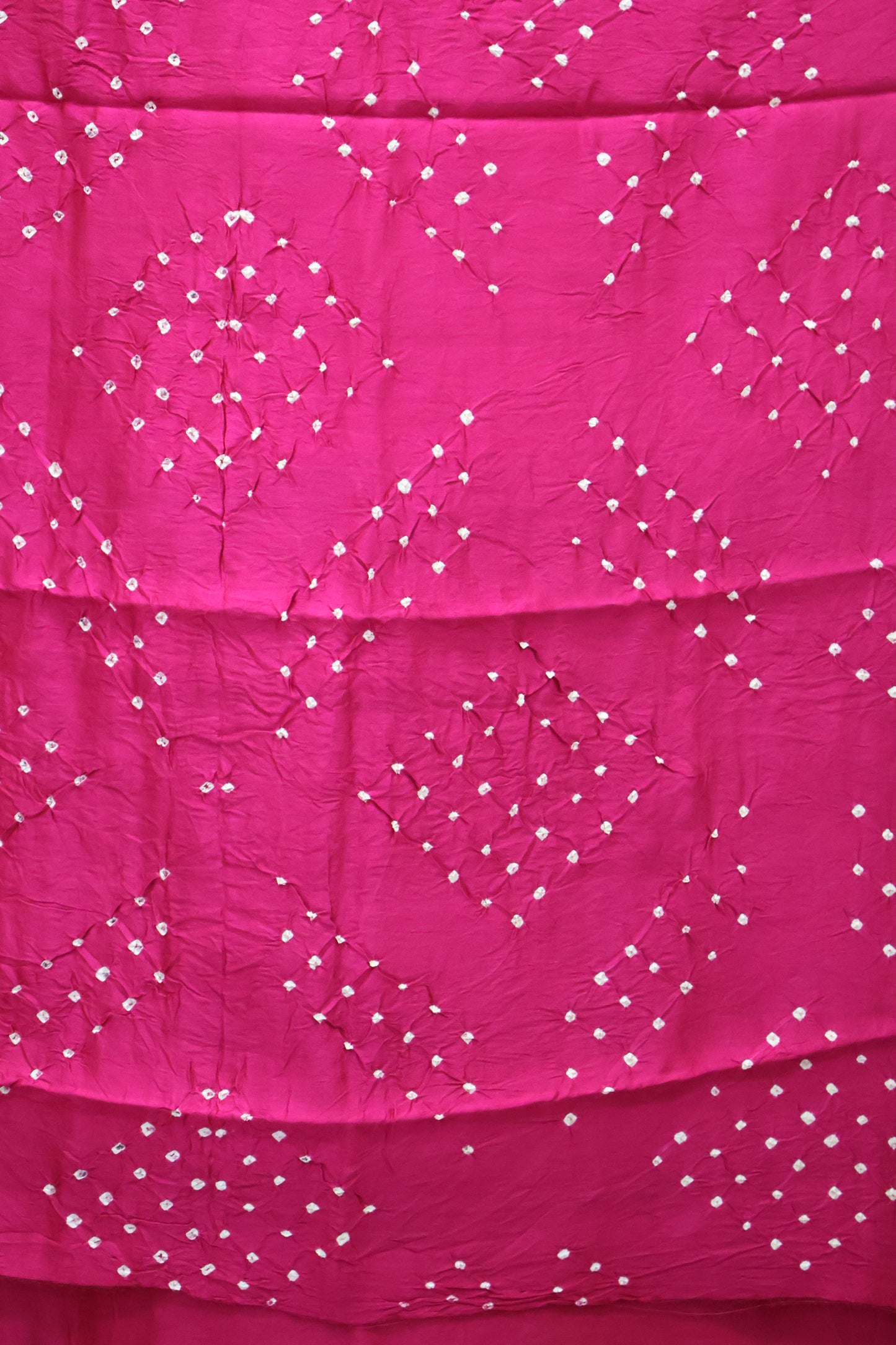 Pure Tussar Saree -Rani Pink Plain Border