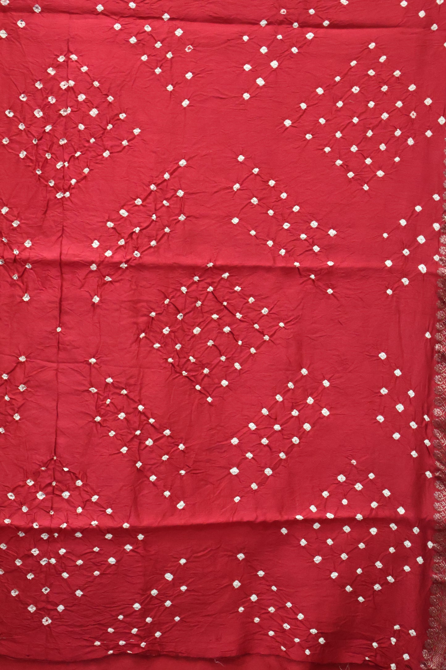 Pure Tussar Saree -Maroon Plain Border