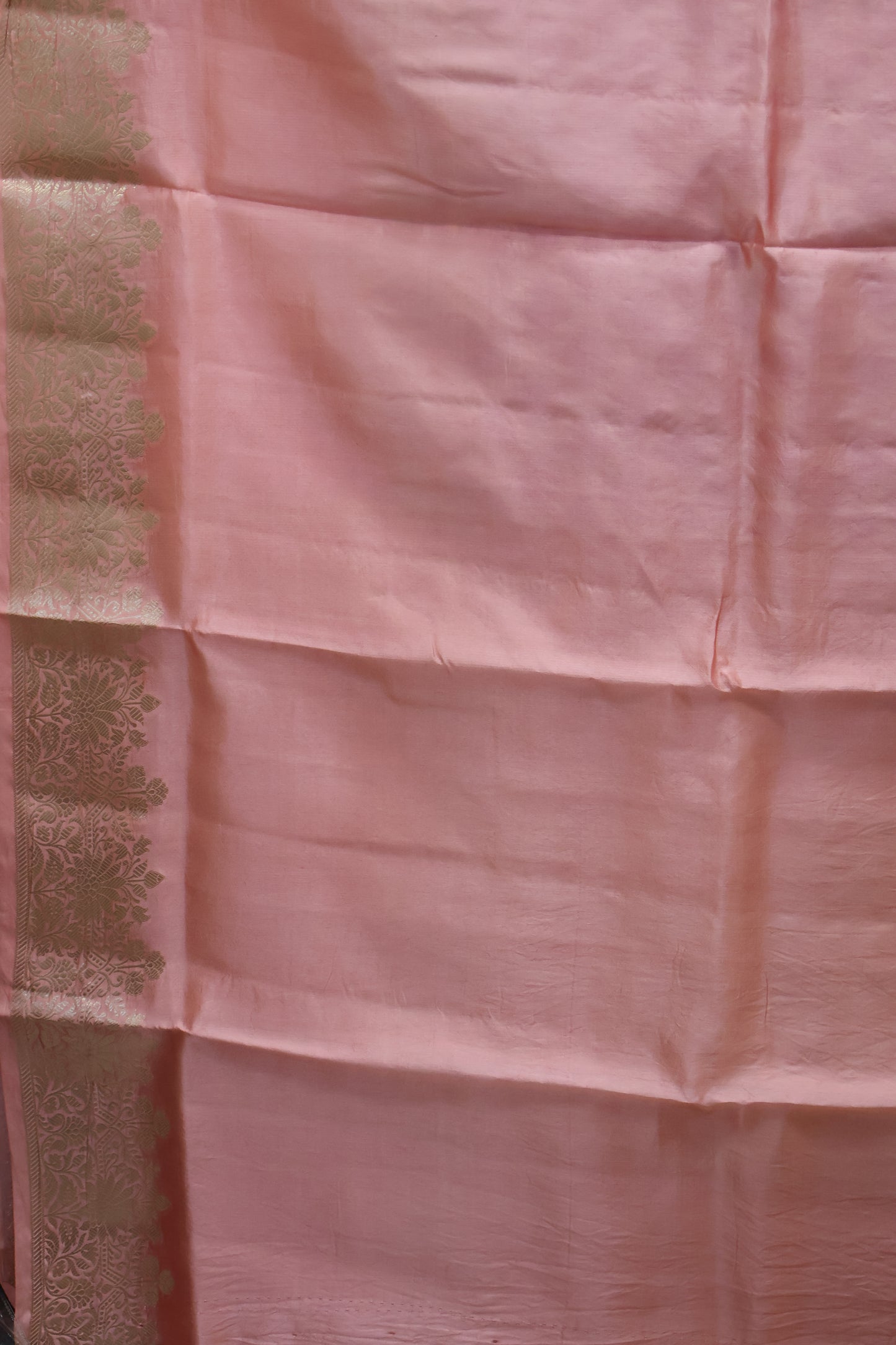 Pure Banarasi Saree Chiniya Silk - Purple Chakram Pattern