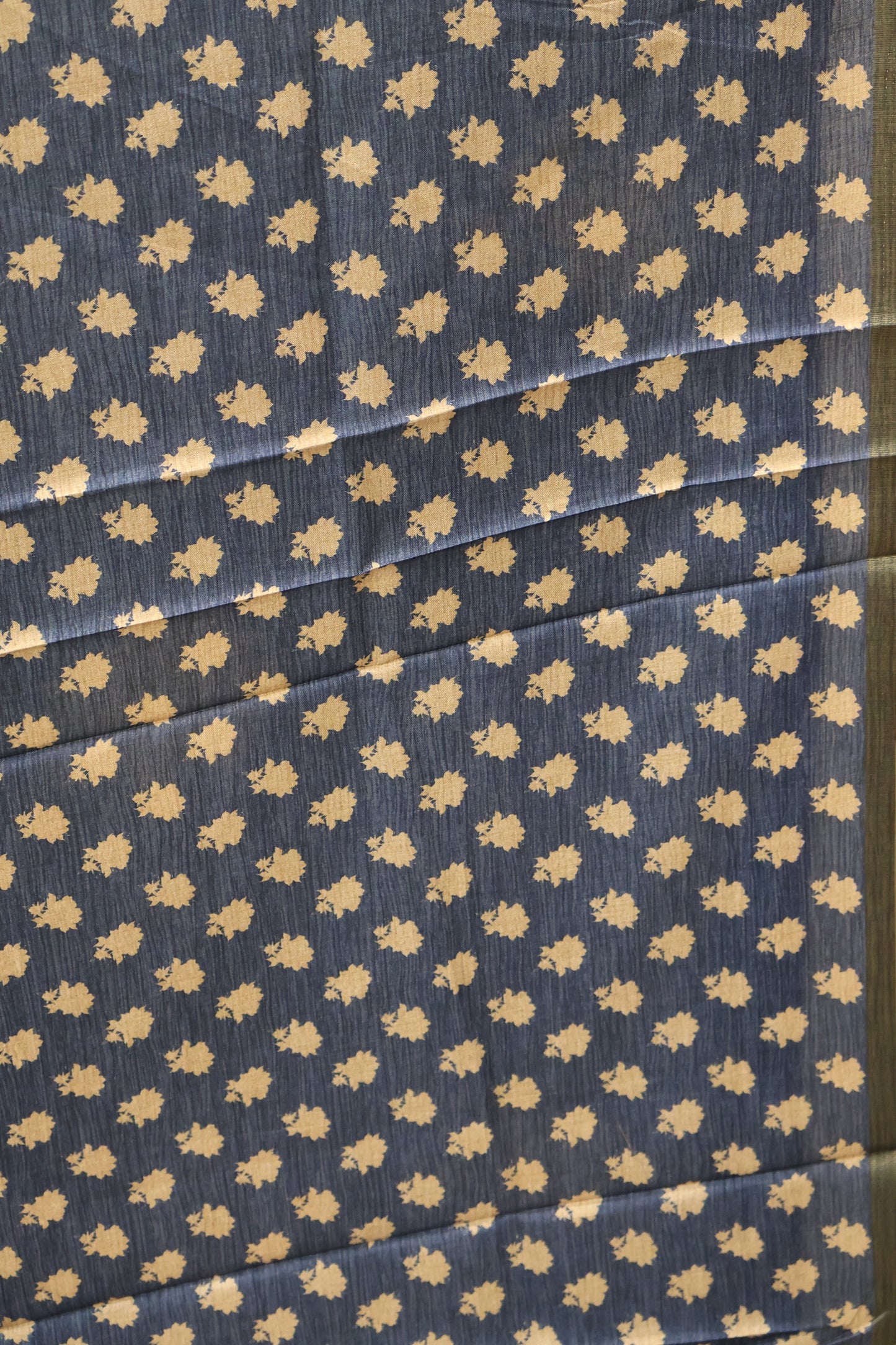Semi Tussar Soft Saree - Blue