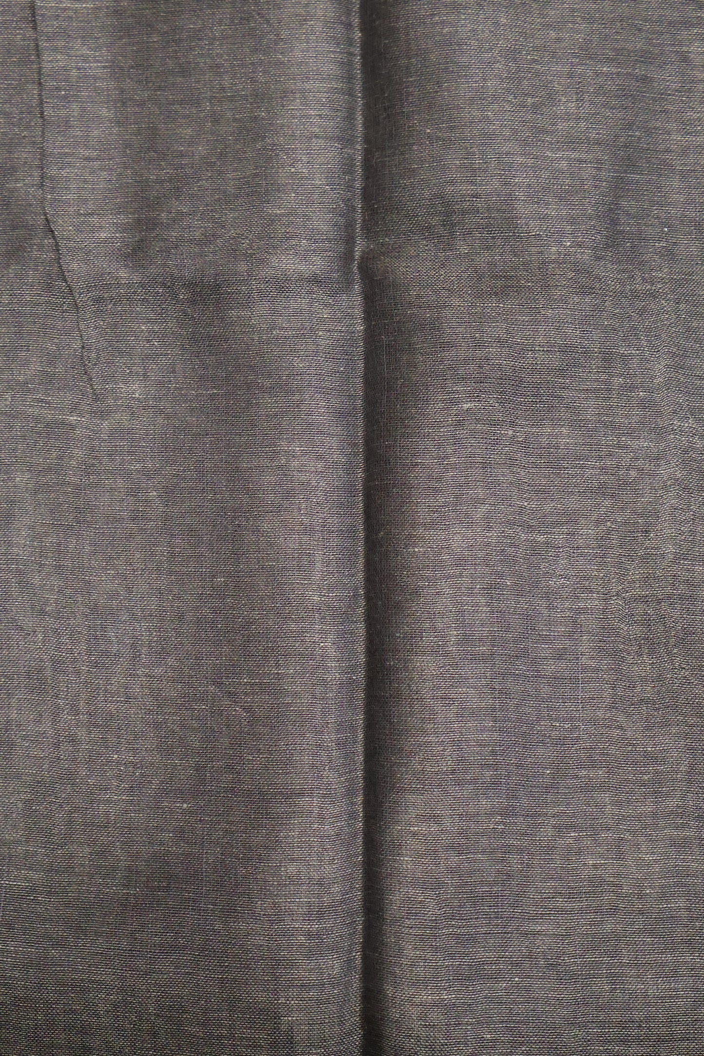 Linen Saree -Dark Mehandi Green Chumki Work