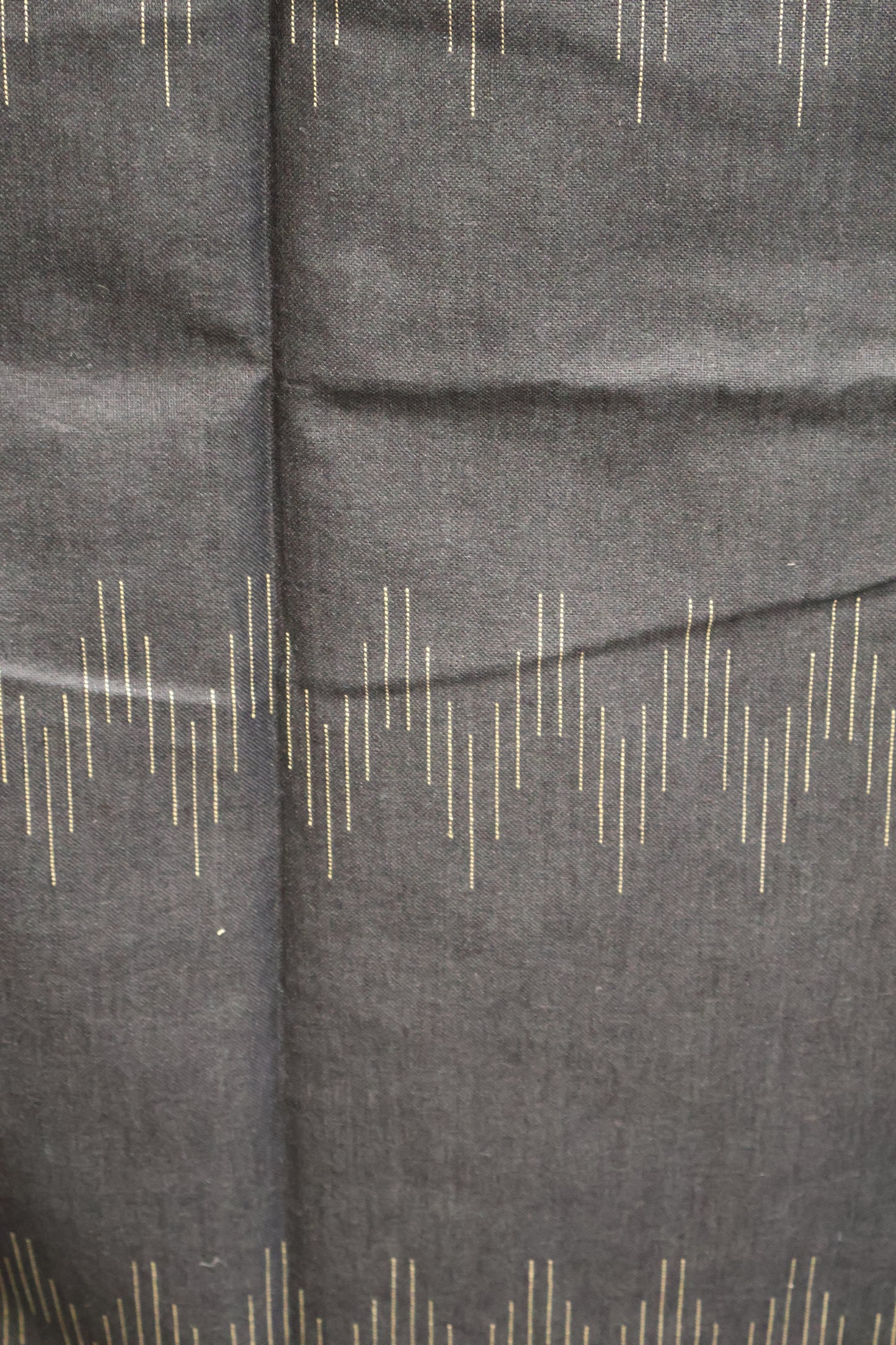 Linen Saree -Peacock Blue Ikkat Weaving