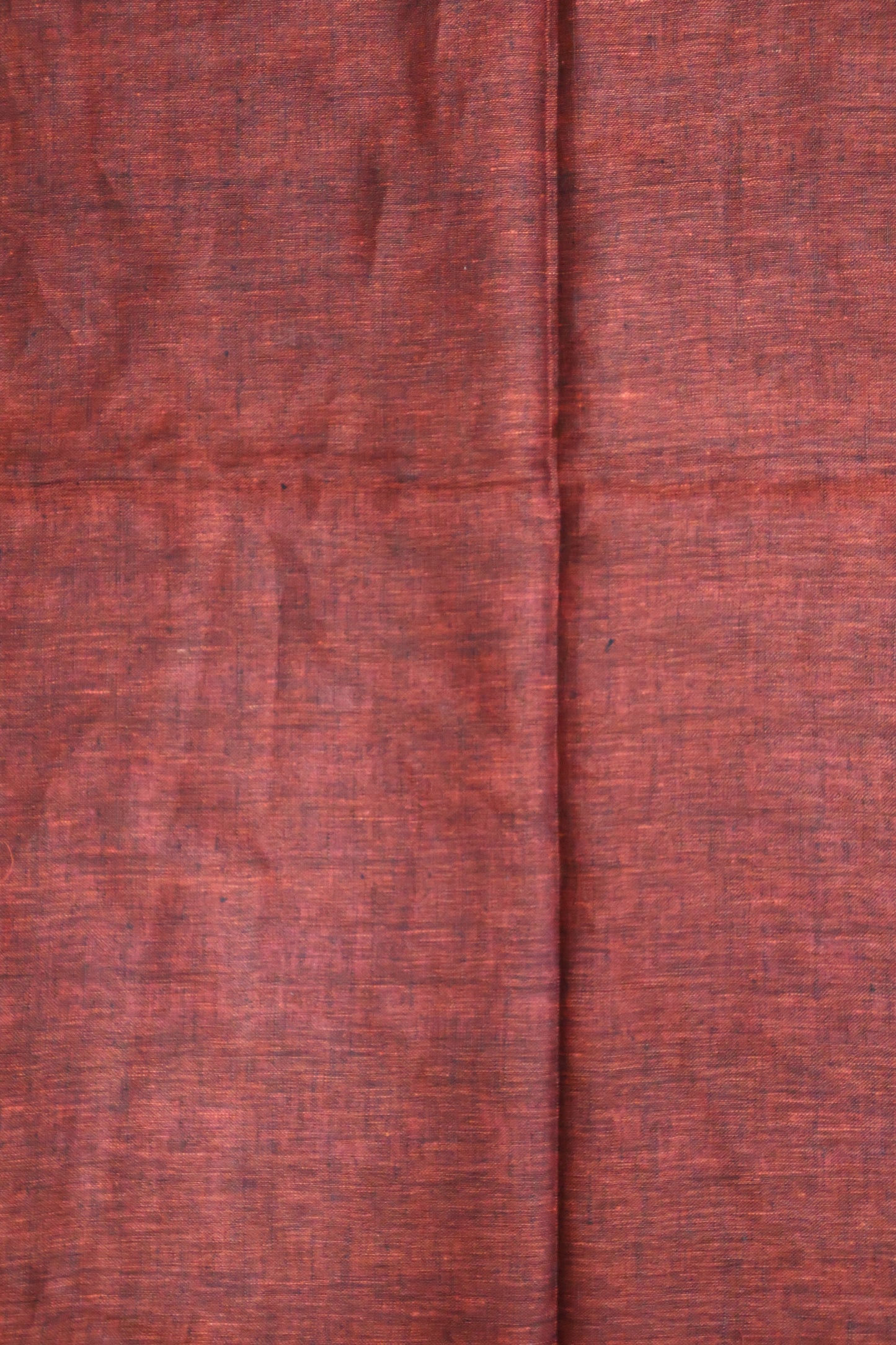 Linen Saree - Line Pattern-Maroon