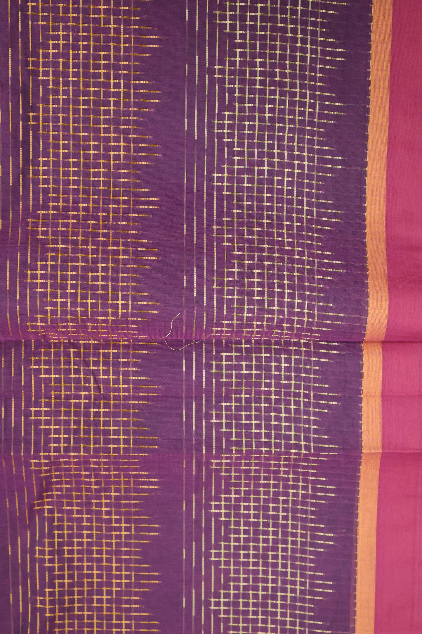 Mercerized Cotton -Village Setup-Purple
