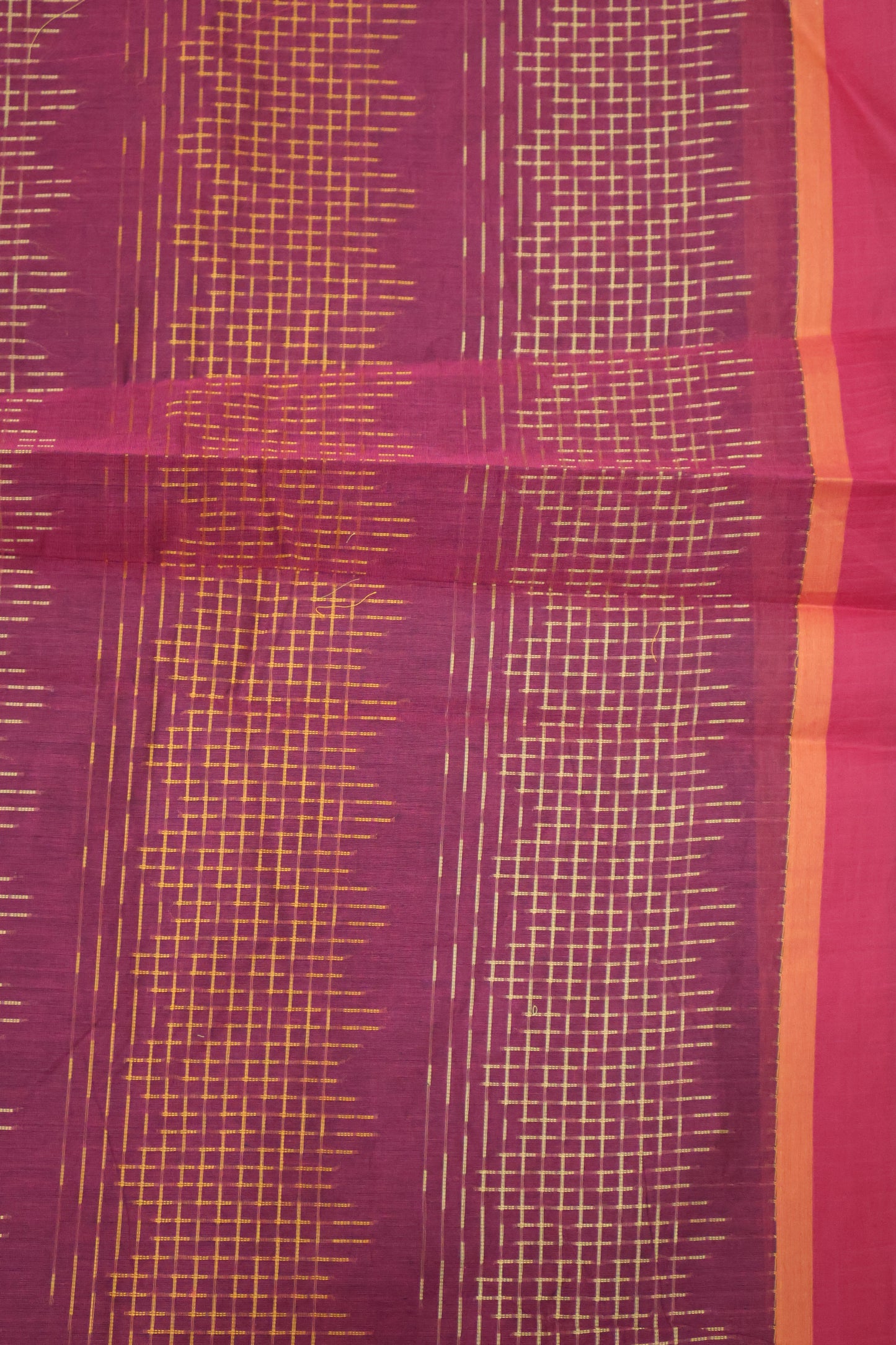Mercerized Cotton -Village Setup-Magenta