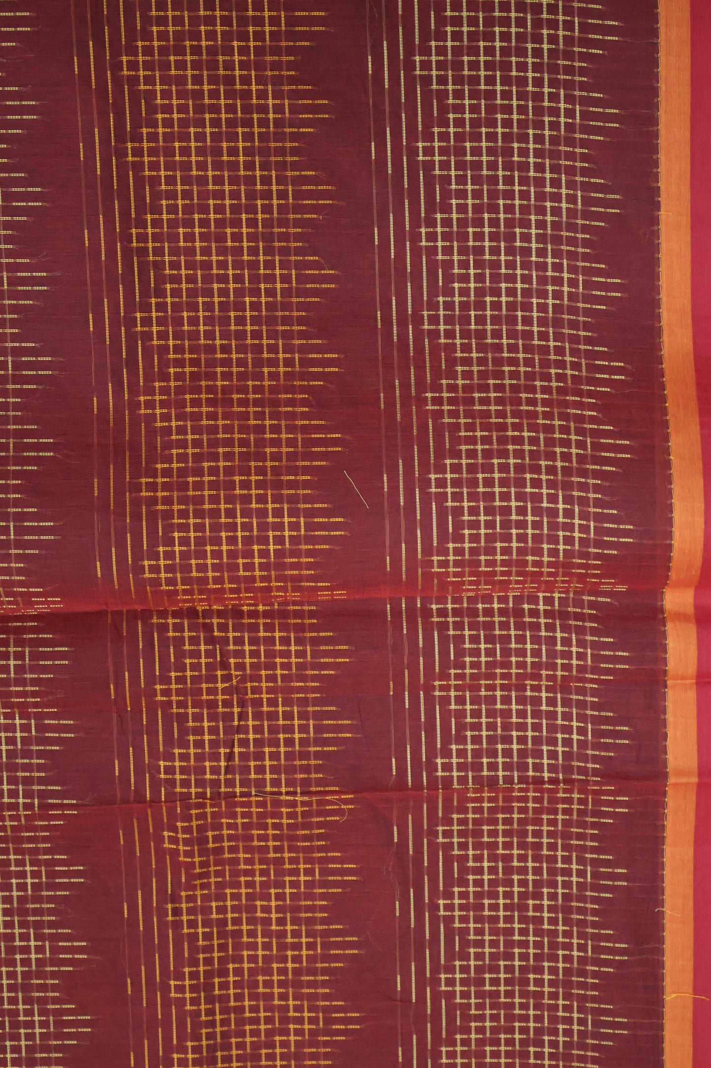 Mercerized Cotton -Village Setup-Maroon