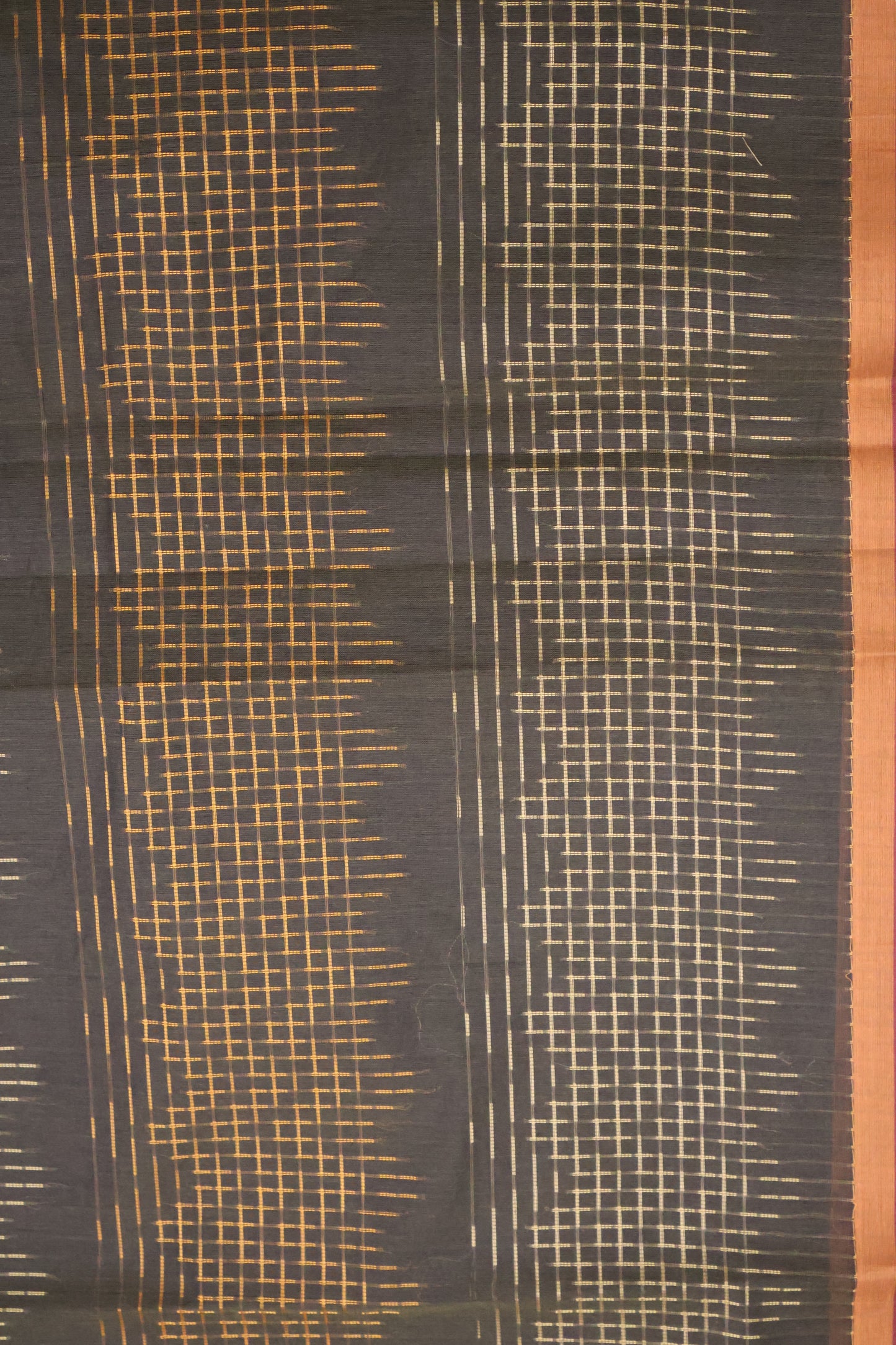 Mercerized Cotton -Village Setup-Mehandi Green