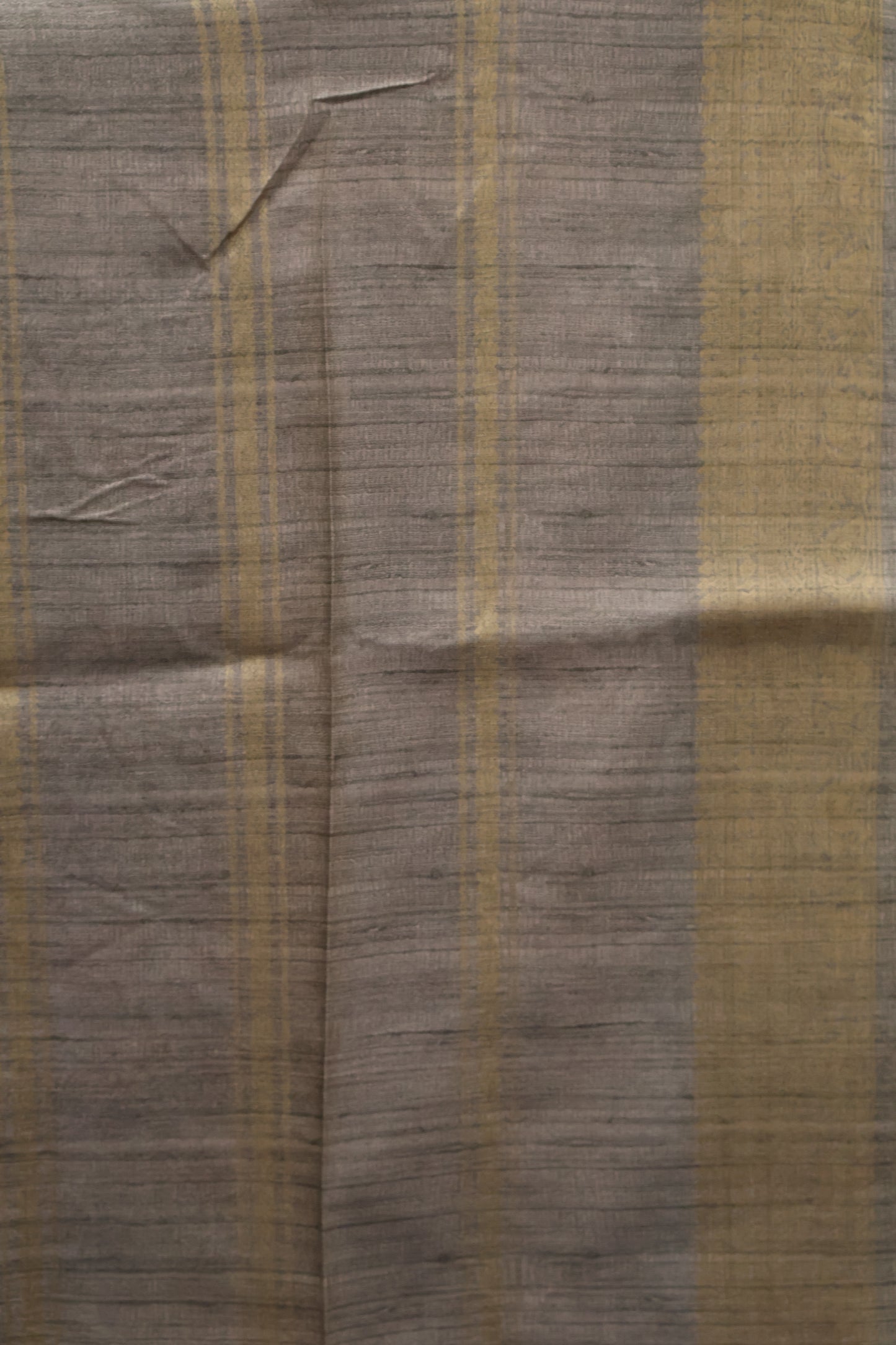 Semi Tussar Saree Kalamkari Print-Orange