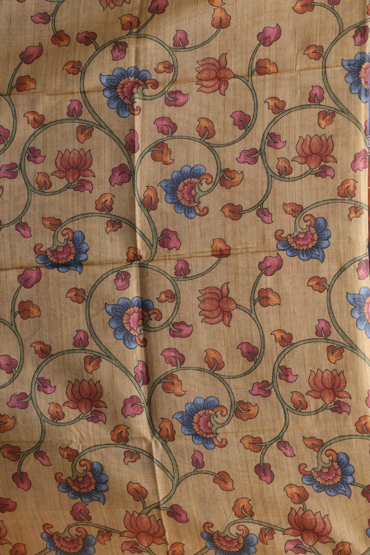 Tussar Saree Zari work- Blue