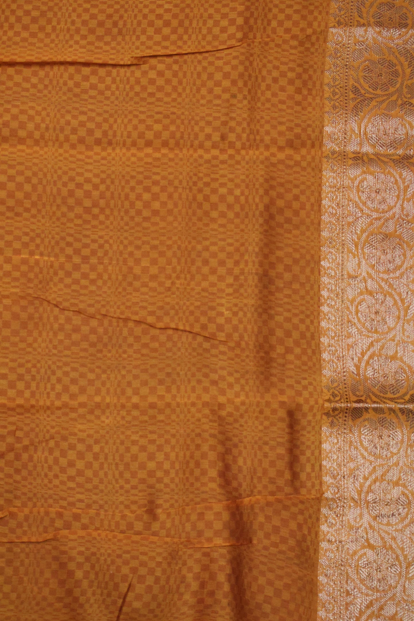 Chanderi Saree-Lite Maroon
