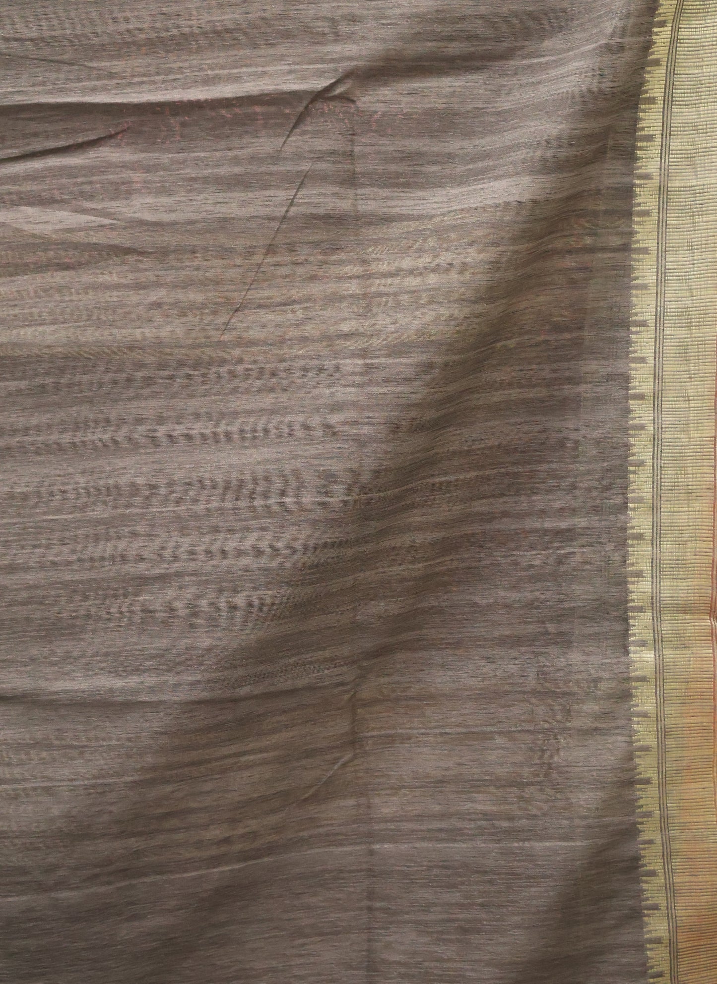 Bhagalpur Tussar Saree-Beige