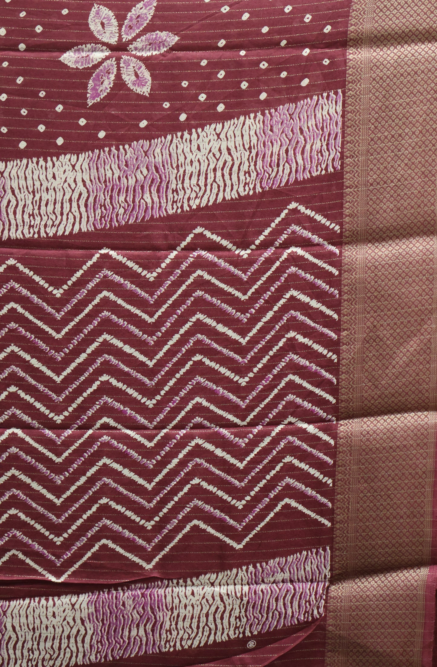Dola Silk Saree Zari Lines-Wine
