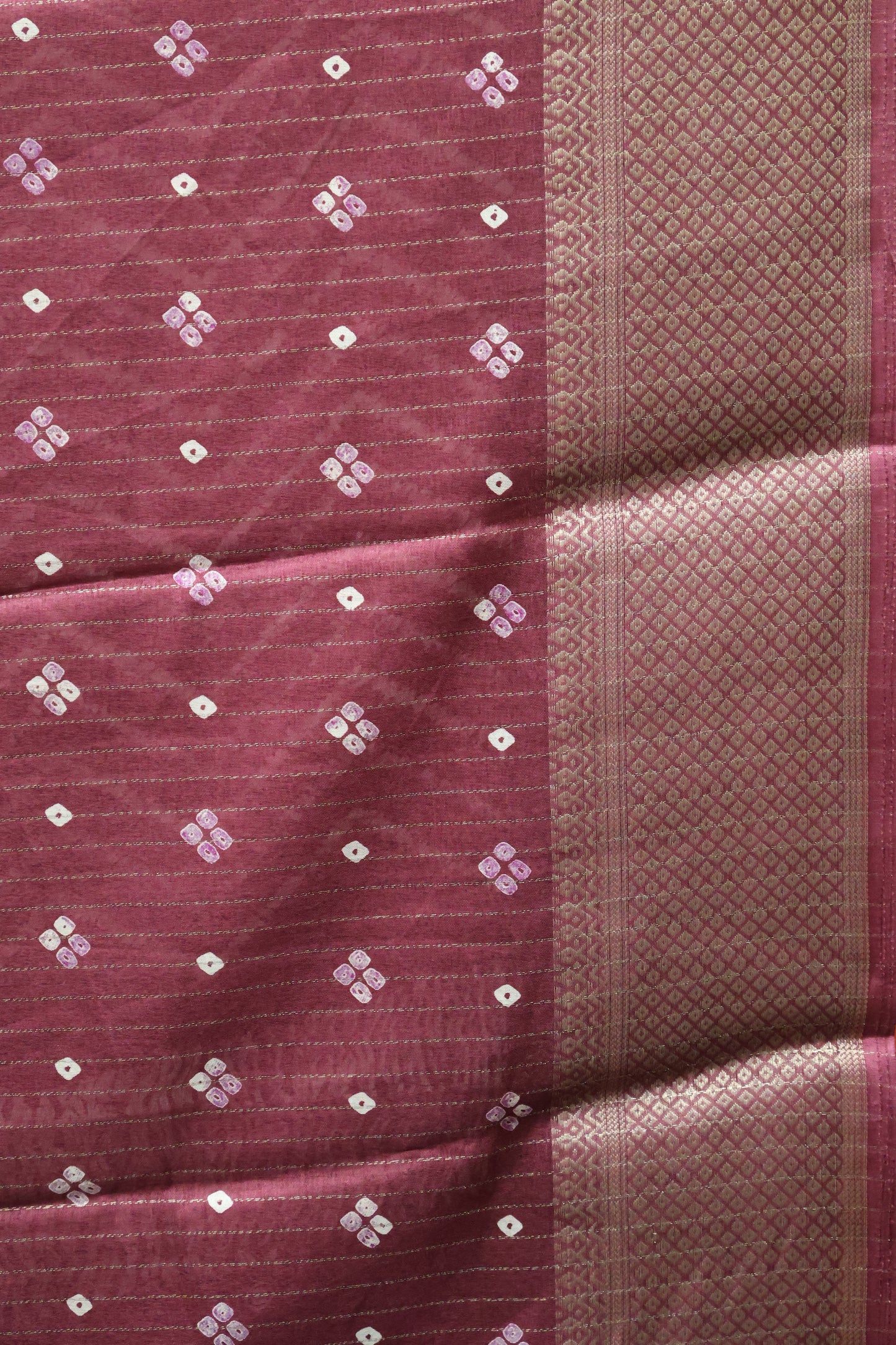 Dola Silk Saree Zari Lines-Wine
