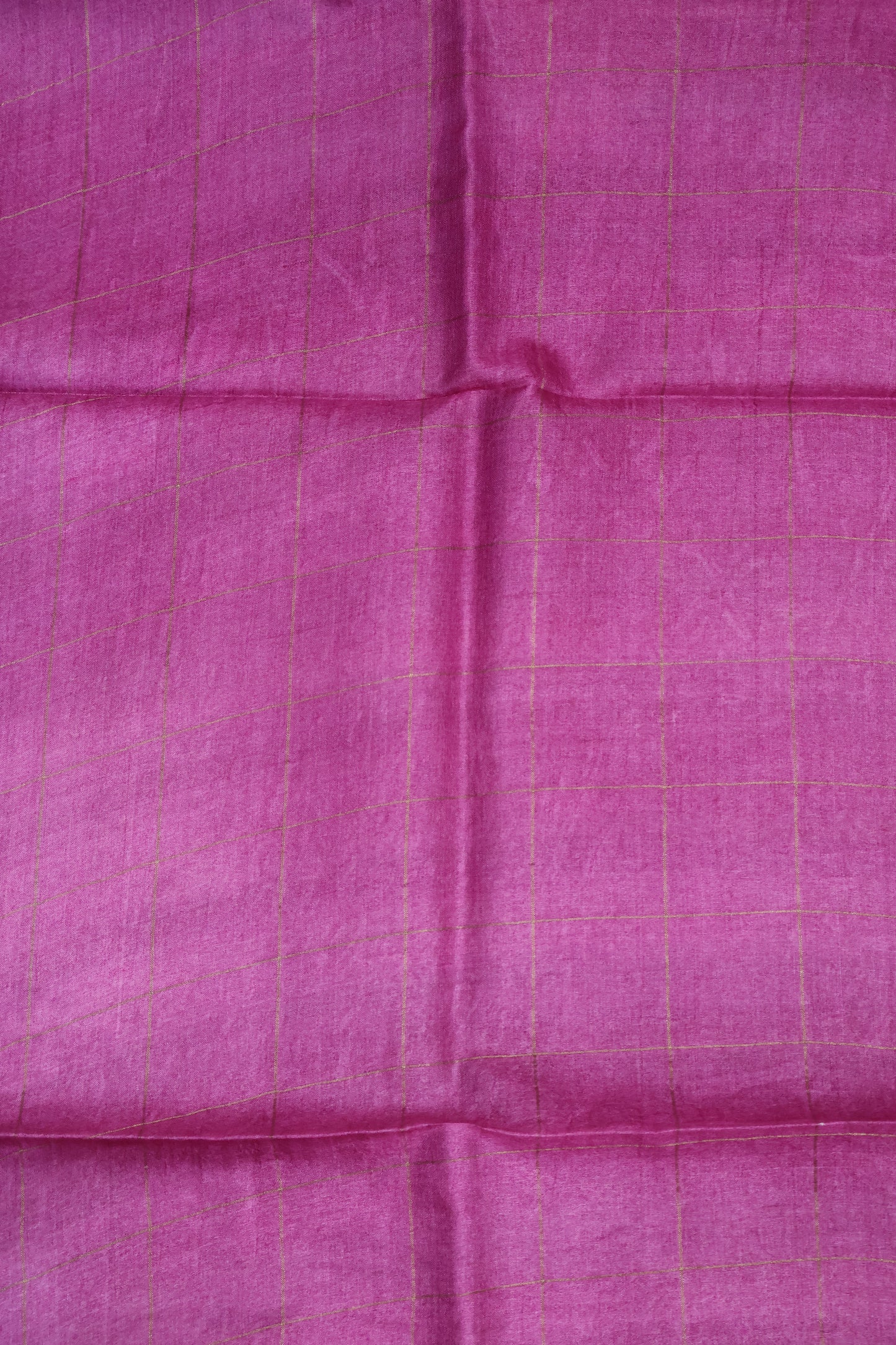 Pure Tussar Saree - Green Floral