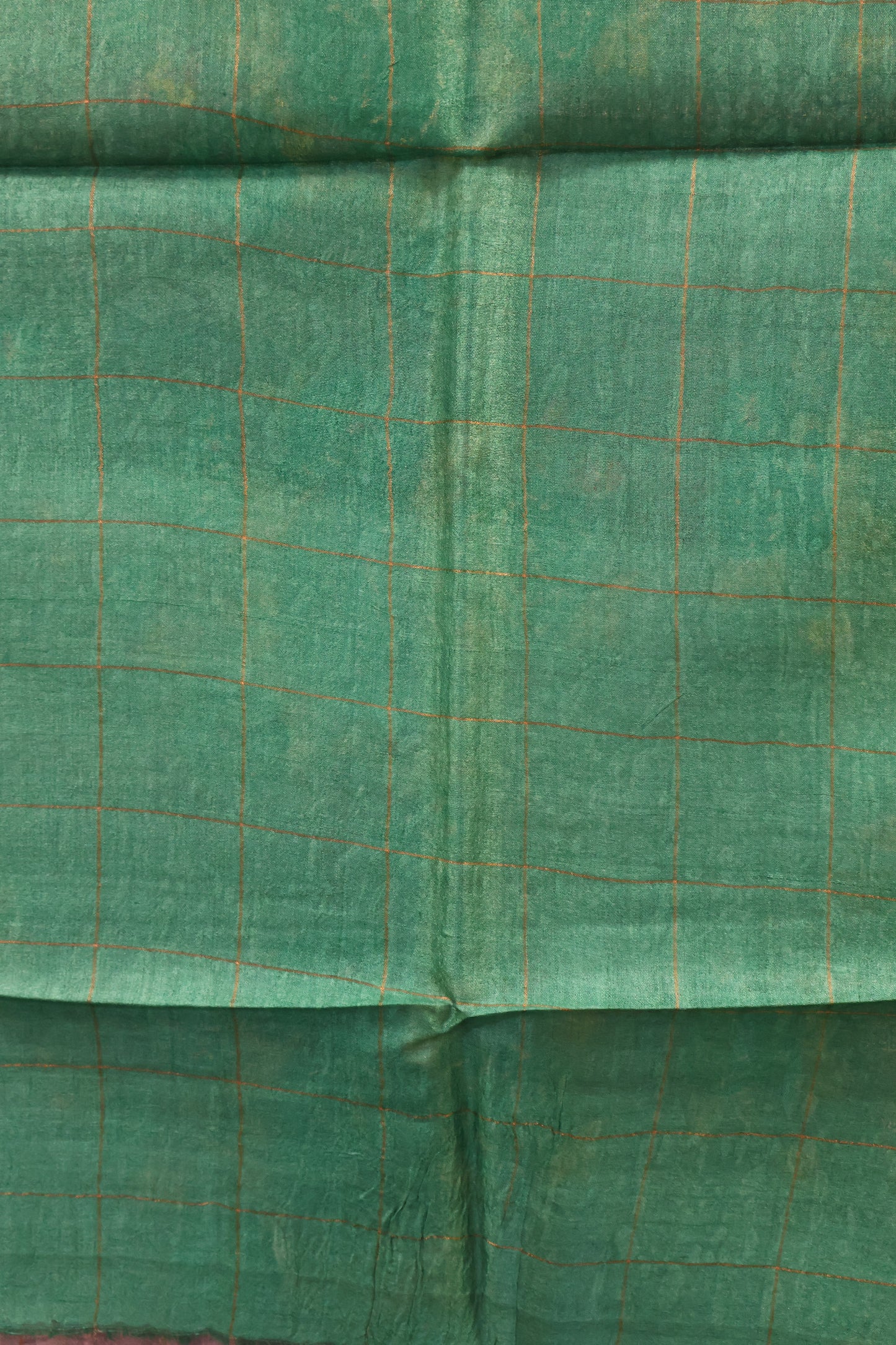 Pure Tussar Saree - Greyish Blue
