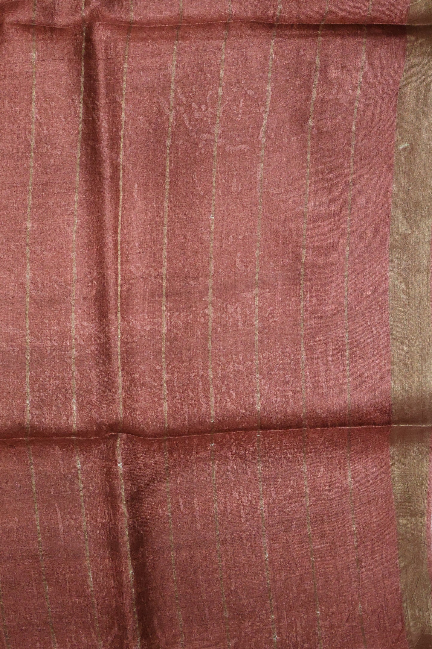 Pure Tussar Saree - Greyish Sky Blue