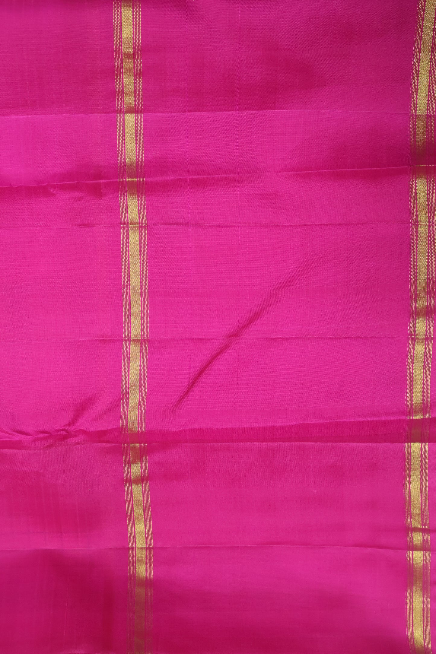 Pure Kanjivaram Saree -Yellow Ganga Jamuna Border