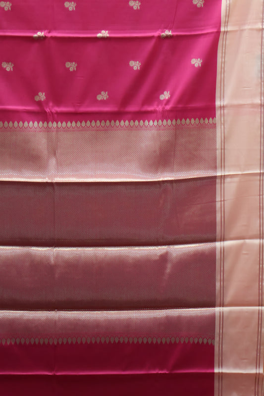 Semi Soft Silk Saree-Pink Peach