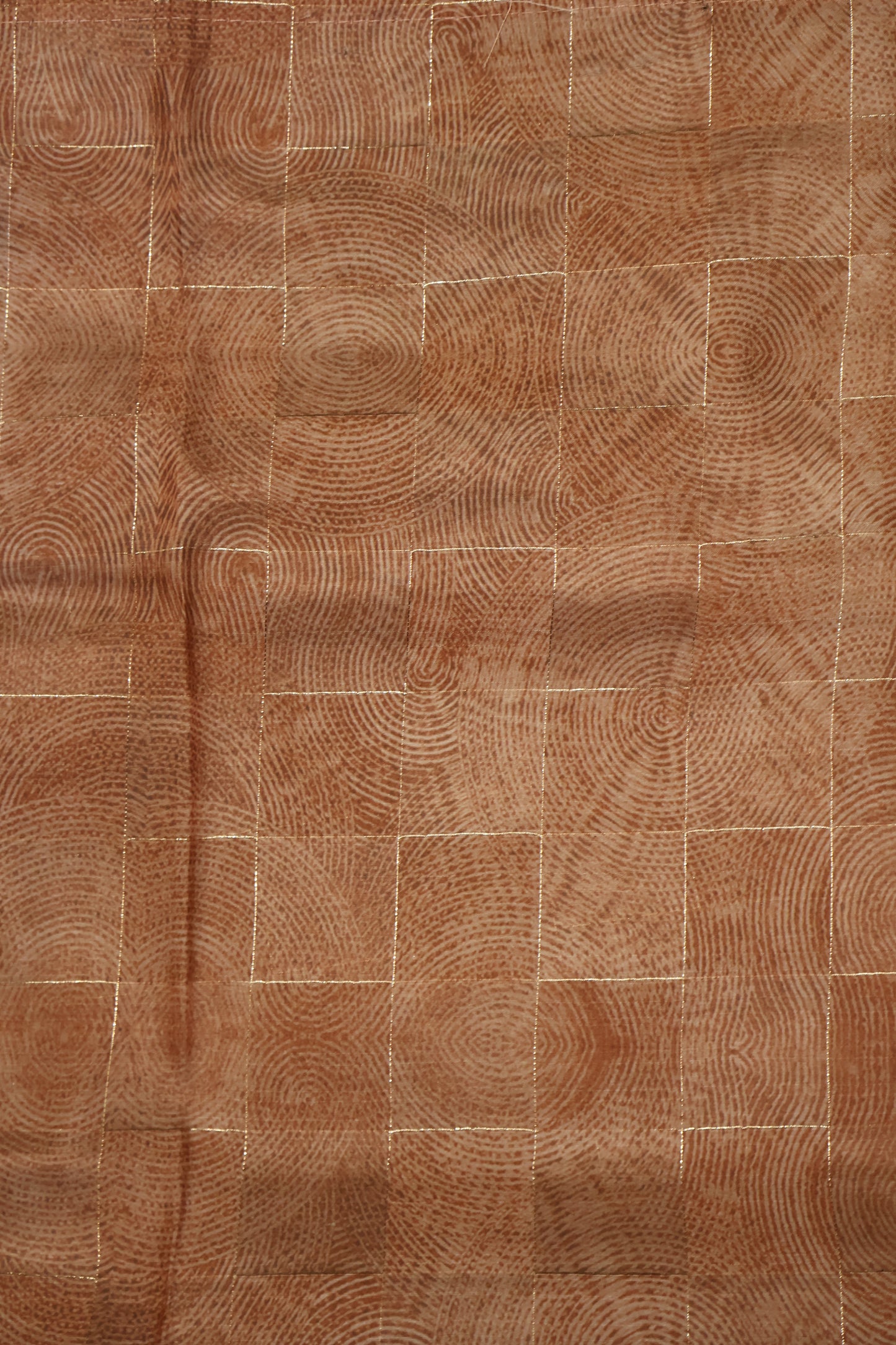 Satin Saree- Pale Orange