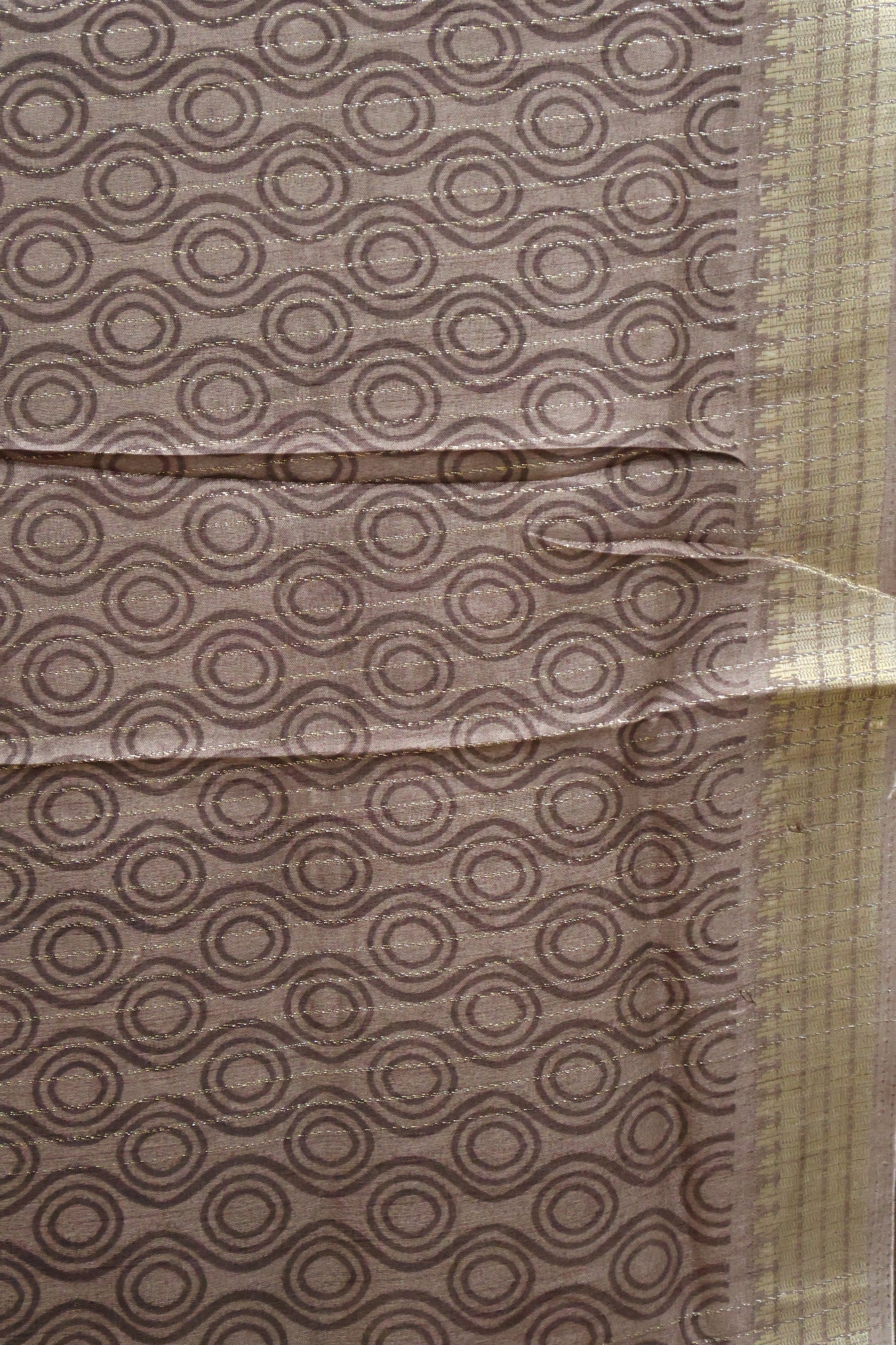 Dola Silk Saree Lehariya Pattern-Purple