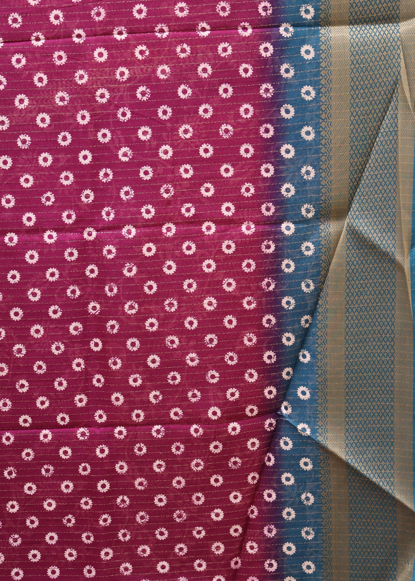Dola Silk Saree Zari Lines-Purple