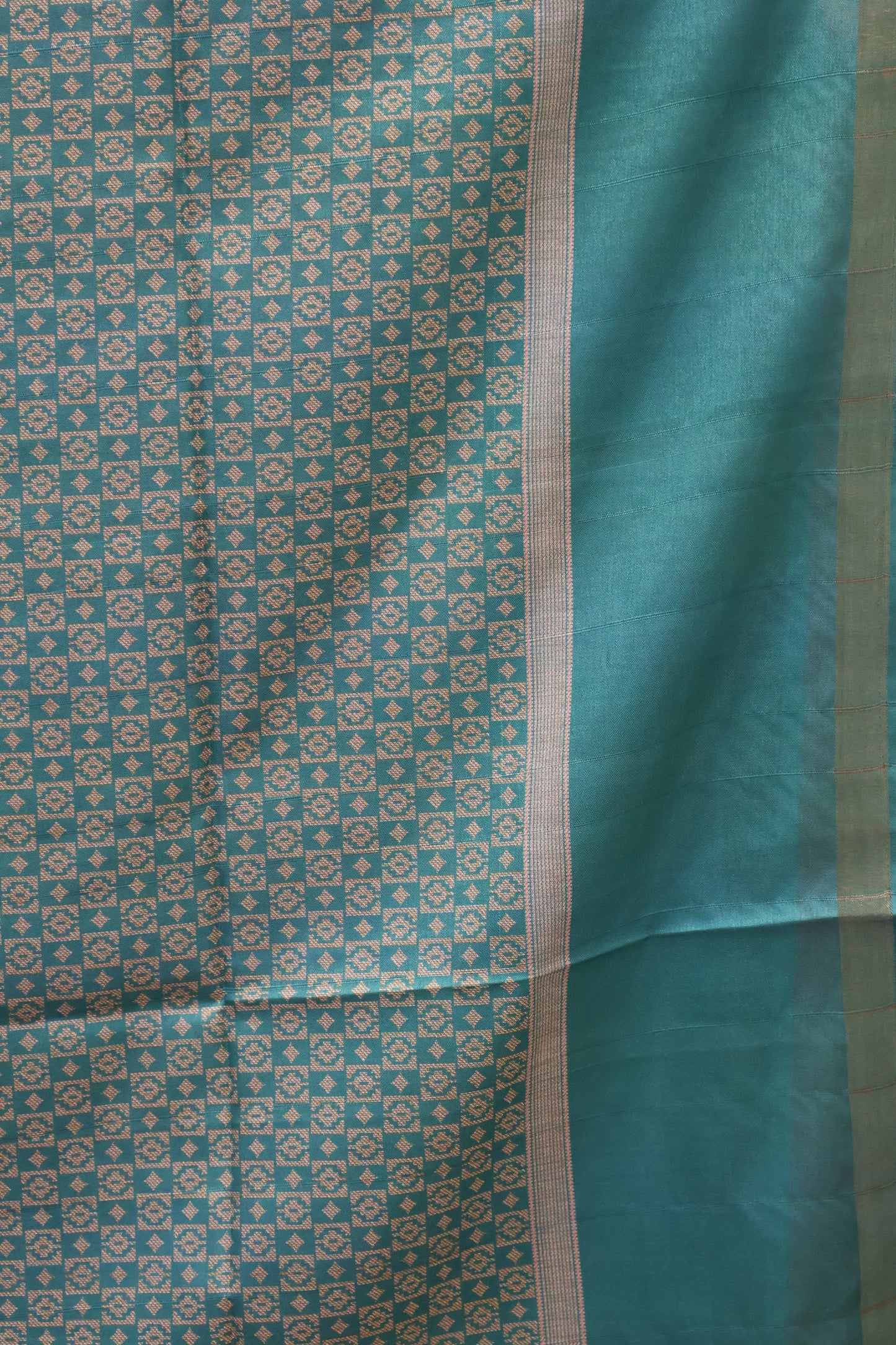 Semi Tussar Saree Floral -Purple