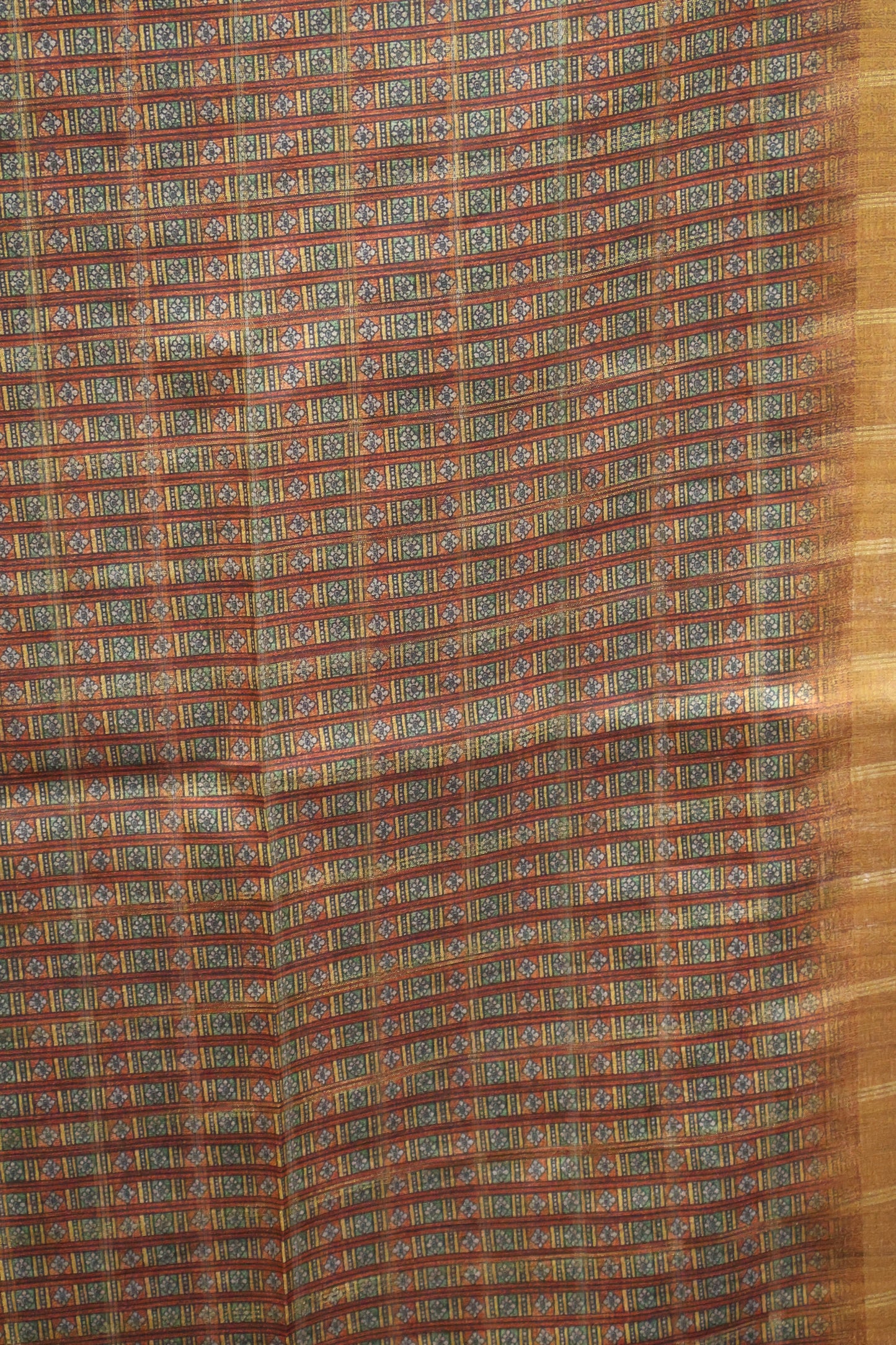 Art Tussar Saree -Mustard Krish Kattam Zari