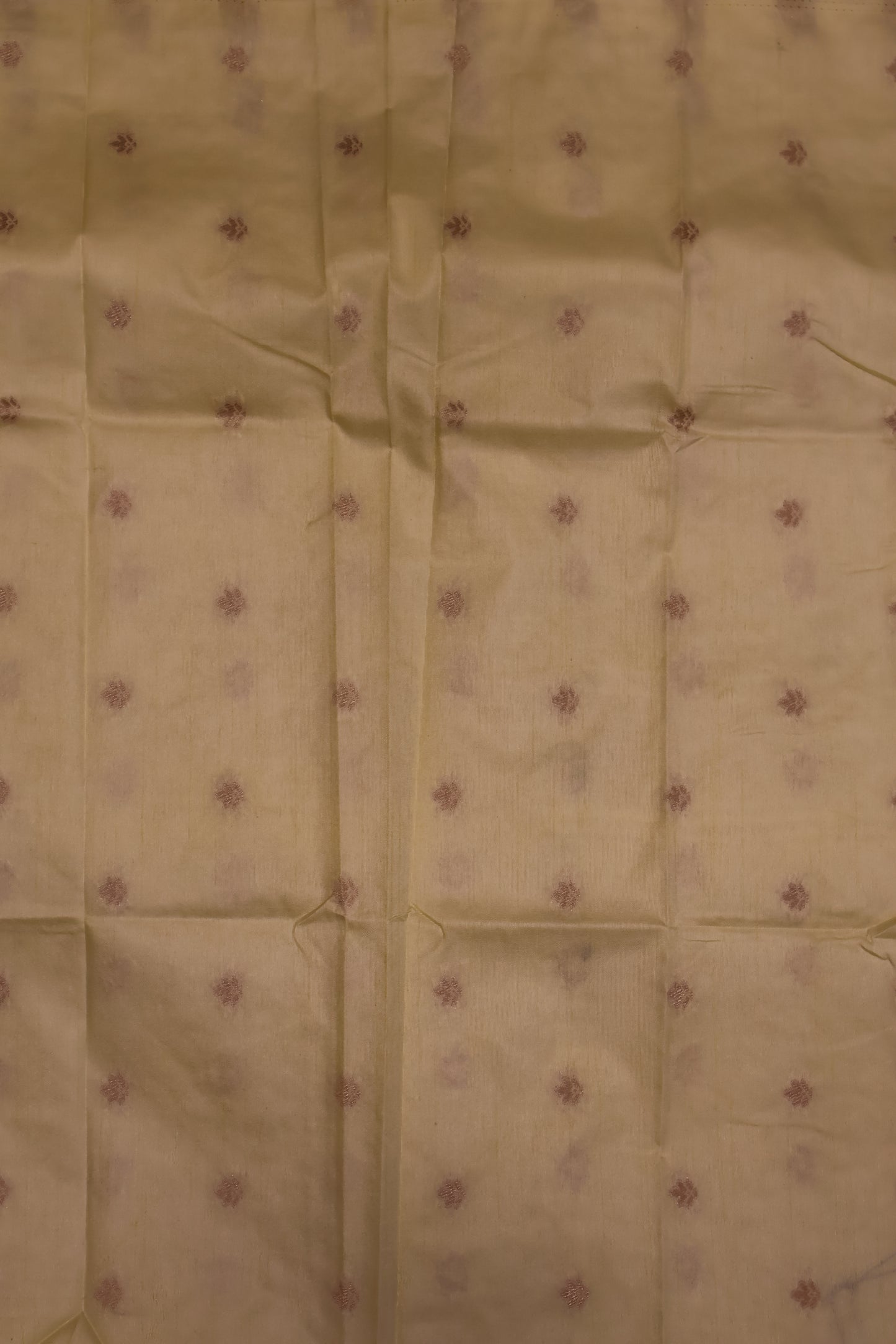 Semi Tussar Saree-Sandal Elephant Zari