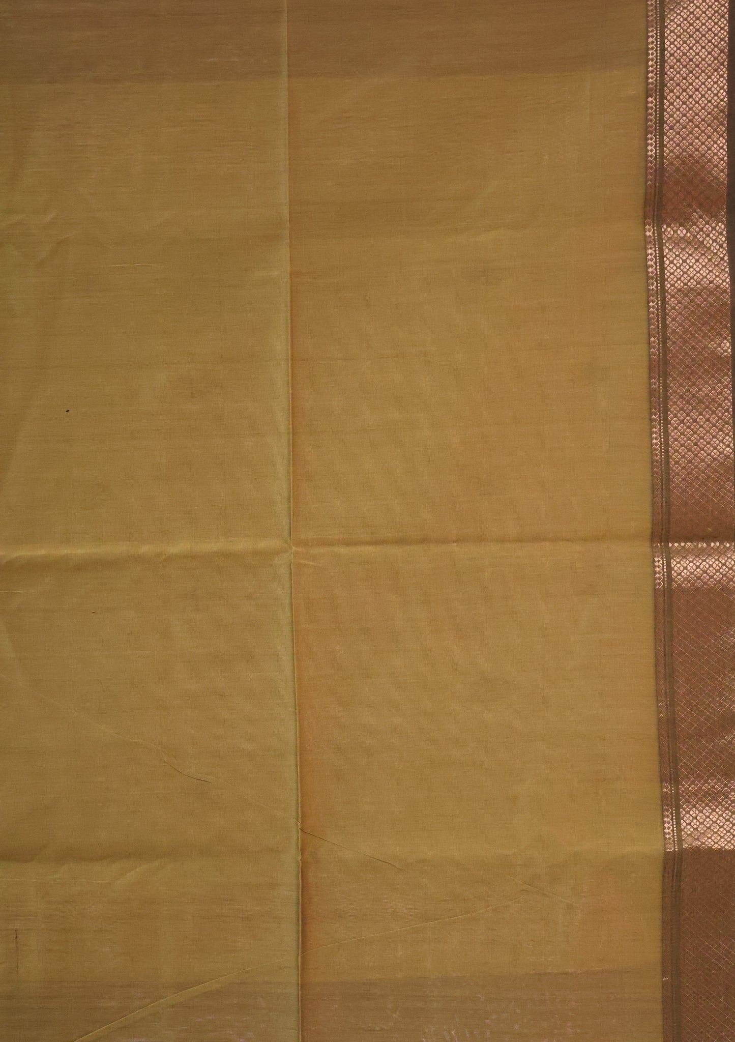 Pure Maheswari Silk Cotton saree-Wine Flower Border