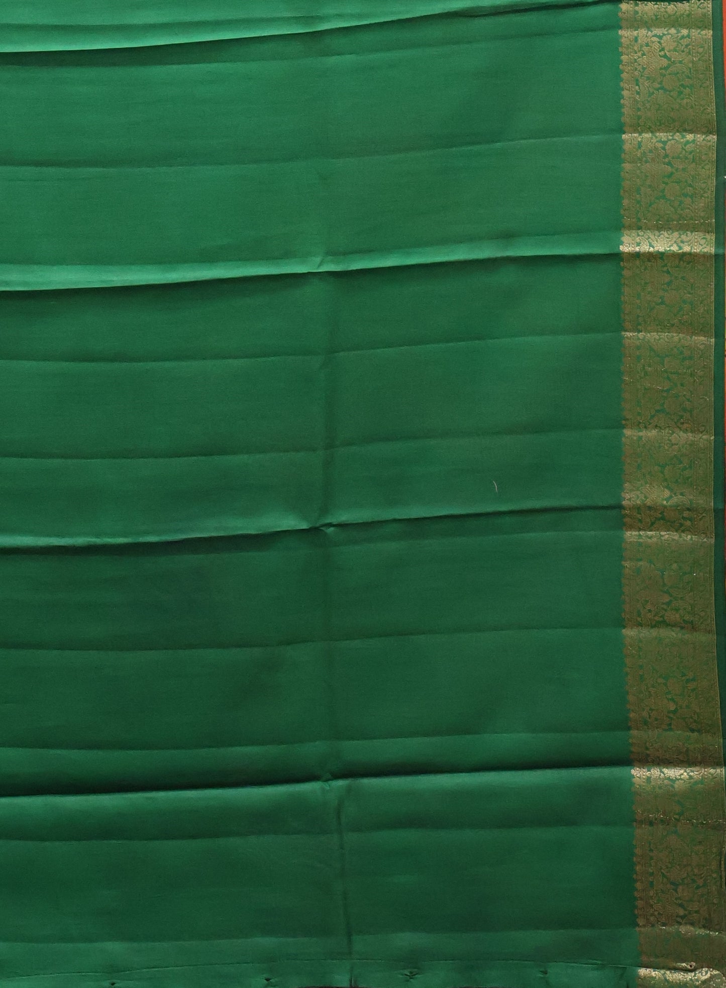 Pure Banarasi Saree Chiniya Silk with Contrast Pallu-Purple