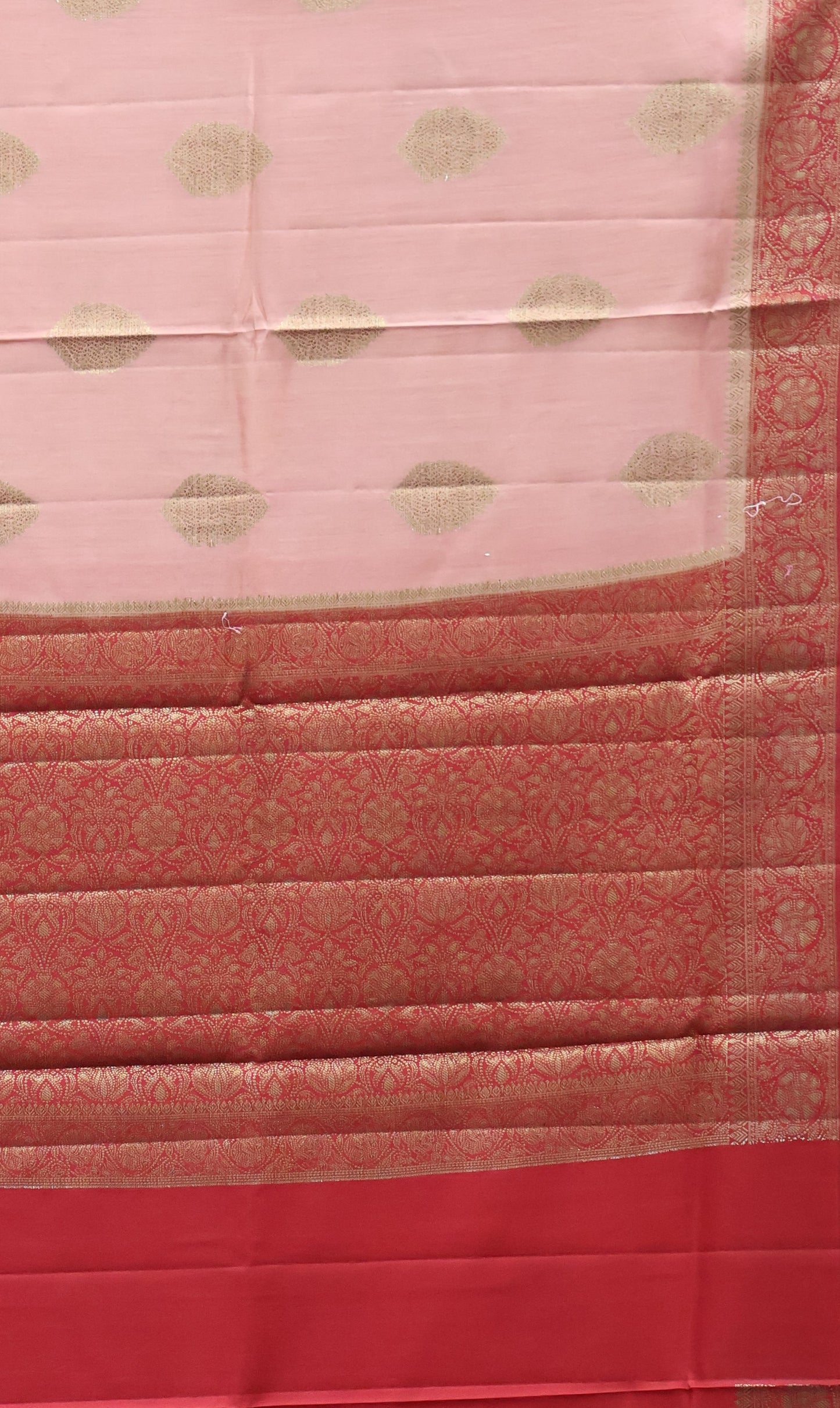 Pure Banarasi Saree Chiniya Silk -Light Maroon
