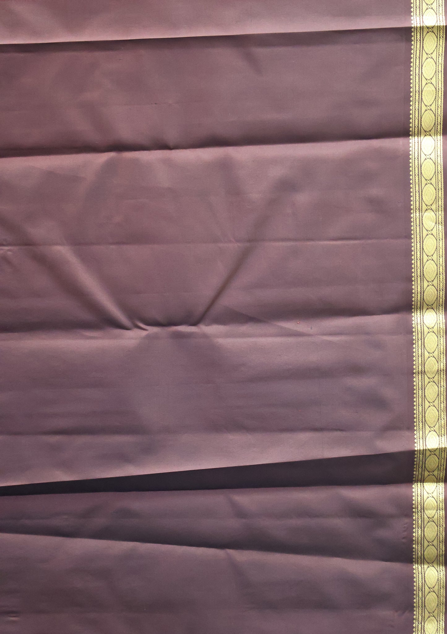 Pure Kanjivaram Silk Saree -Maroon Mini Checks