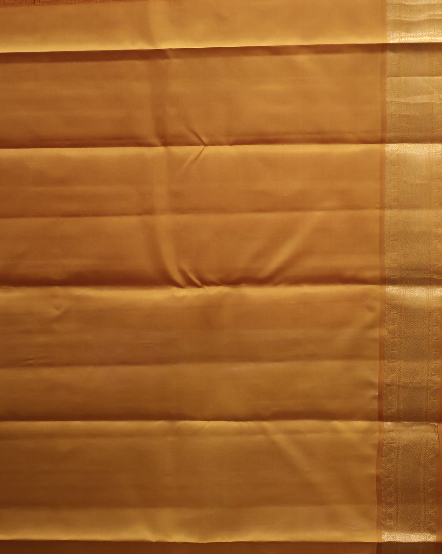 Pure Kanjivaram Silk Saree -Red Mustard