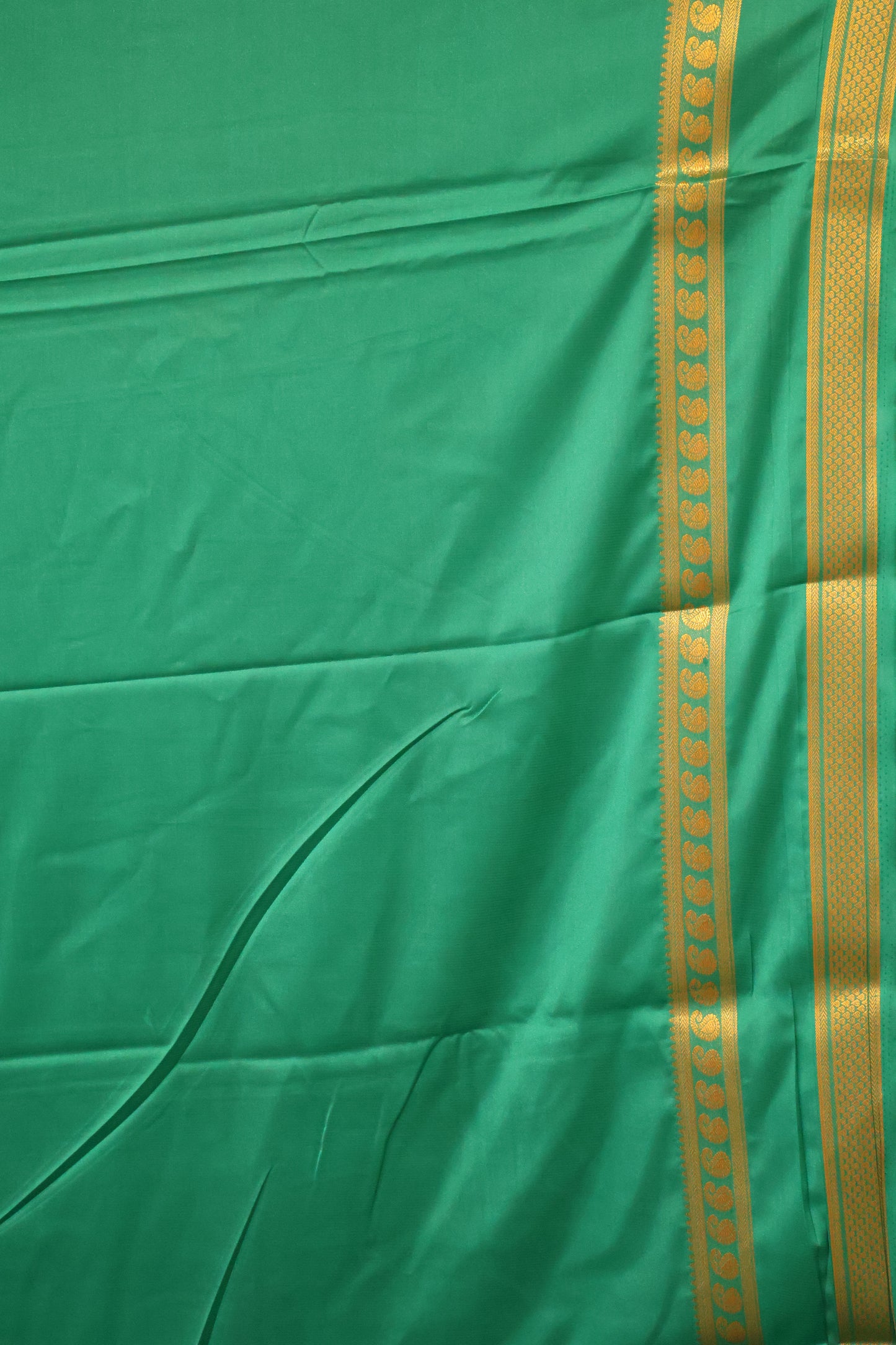Art Mysore Silk cotton -teal green