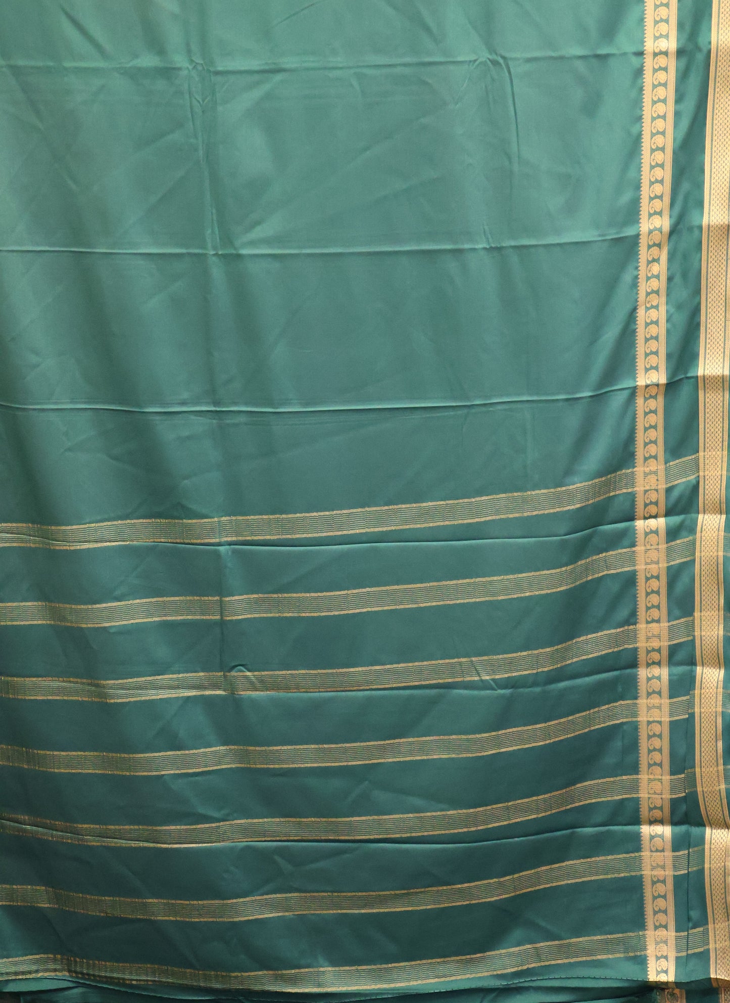 Art Mysore Silk cotton -bottle green
