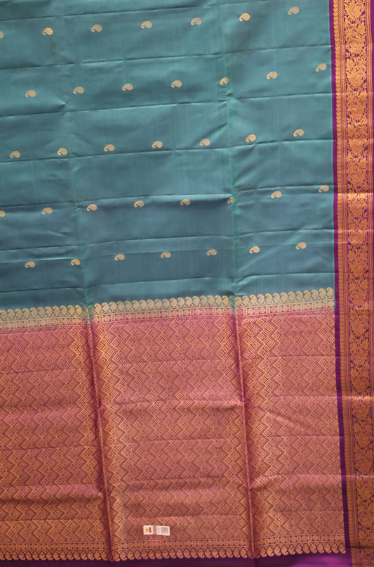 Pure Soft Silk Saree -Ramar Blue