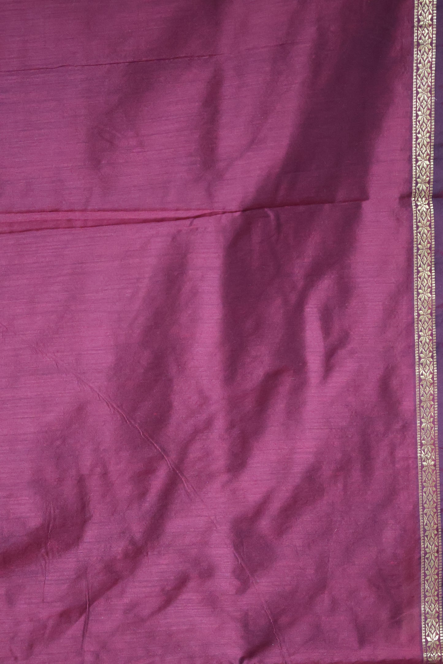 Maheswari Cotton Saree - Star Black Maroon