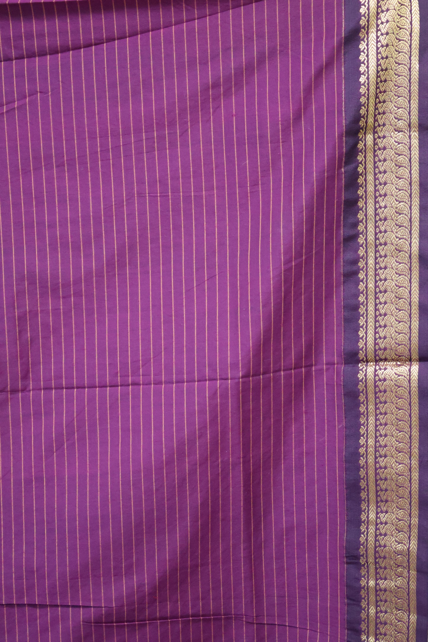 Kalyani Cotton-Checkred Sky Blue