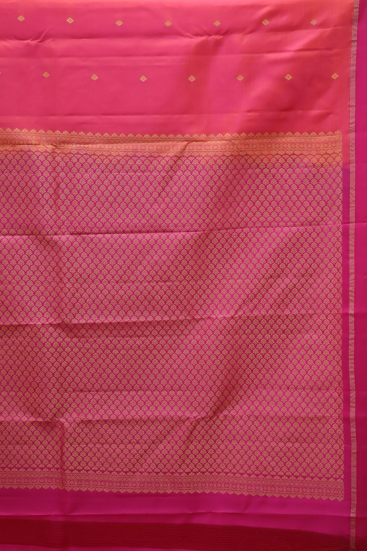 Mithilam-Pure Kanjivaram Festive Silk Saree-Peachish Pink