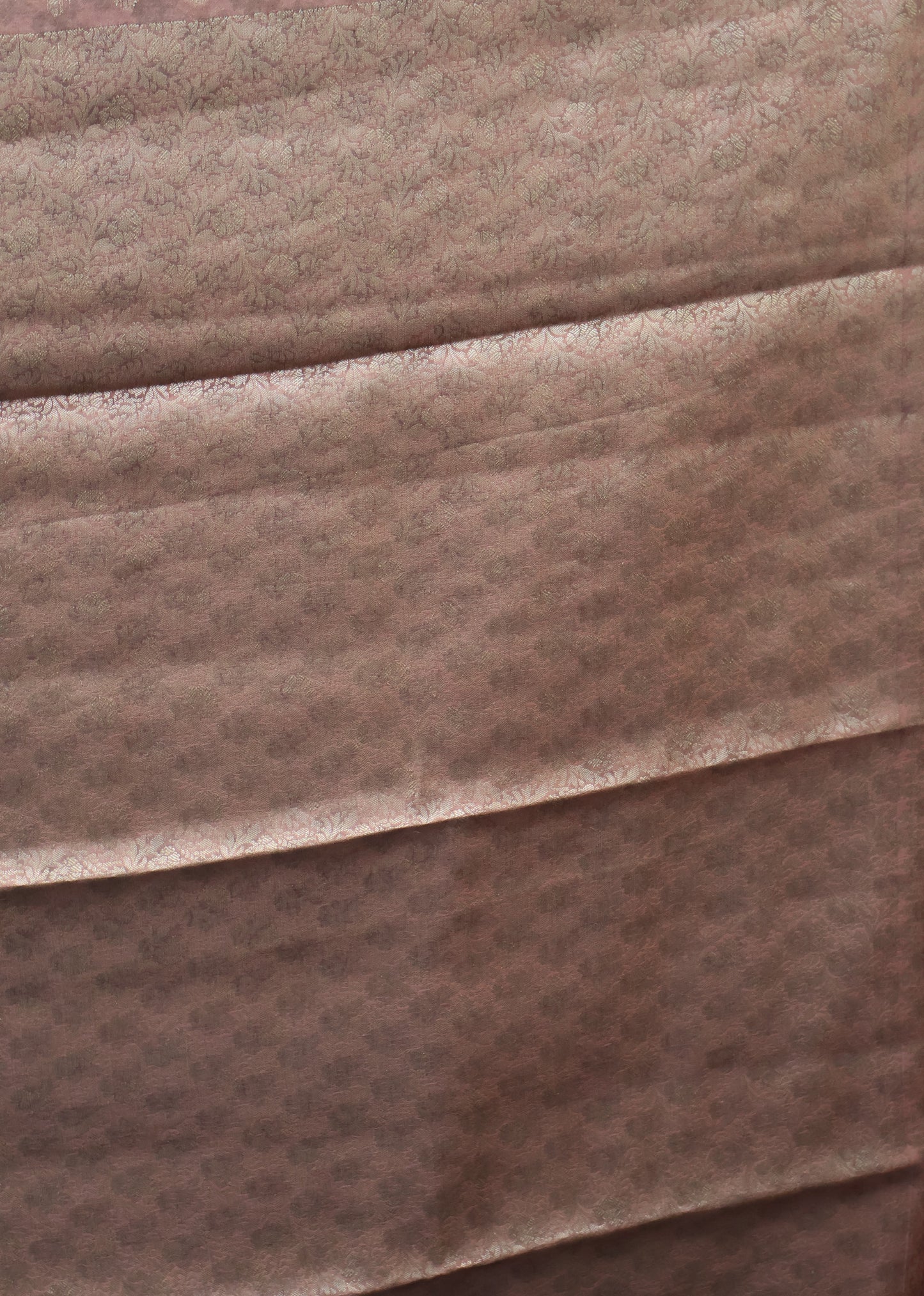 Pure Banarasi Saree Chiniya Silk -Mustard Tree Pattern