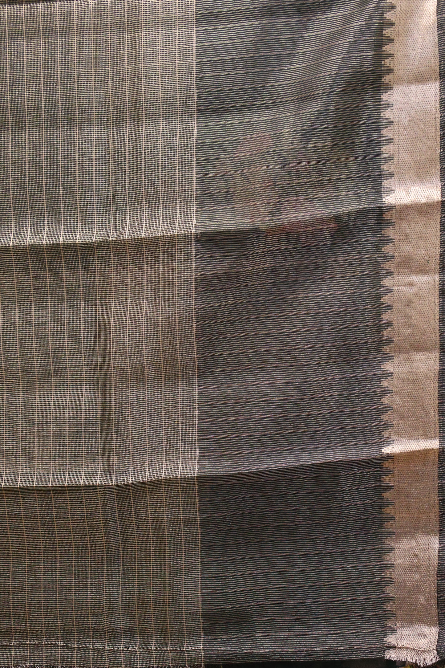 Mangal Giri Silk-Bottle Green Floral Print