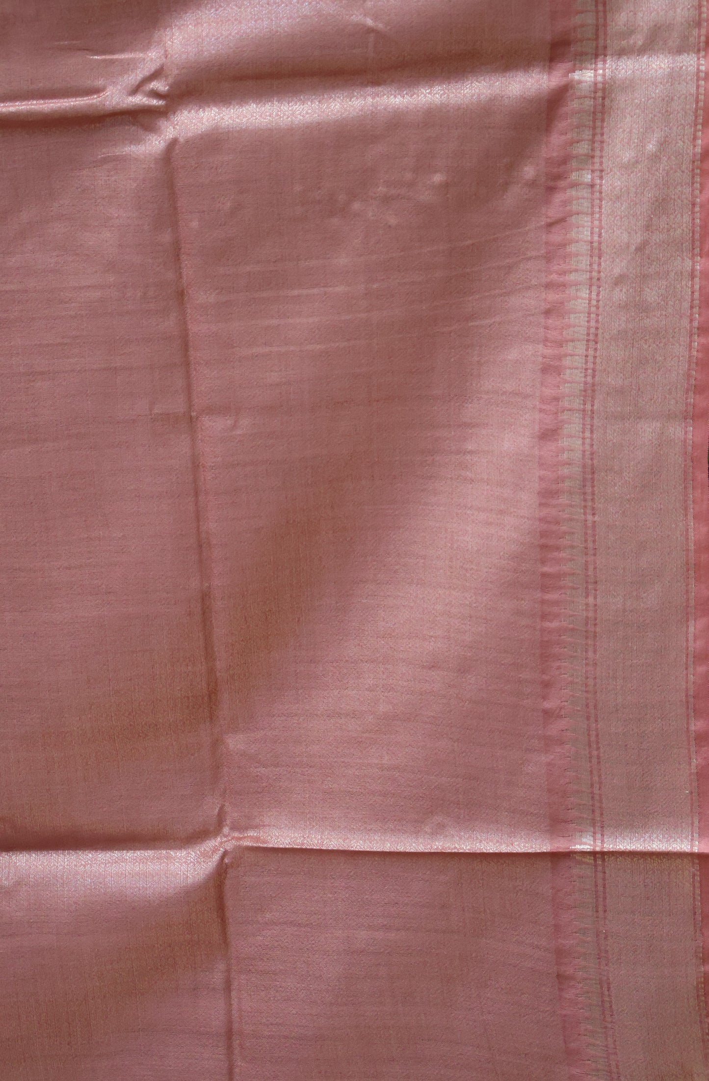 Bhagalpur Tissue-Pastle Pink Full Zari