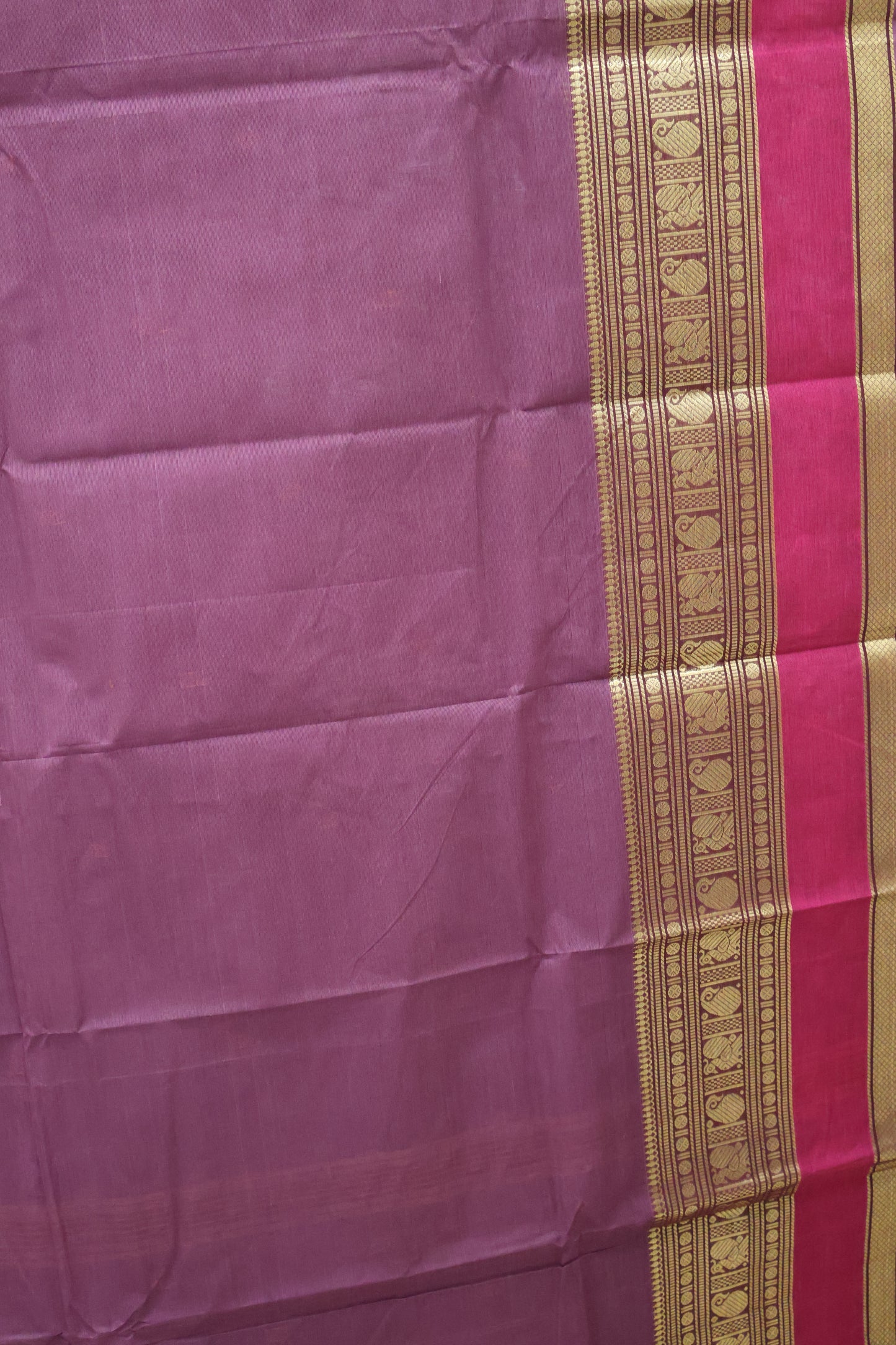 Chettinad Cotton Saree -Lite Wine