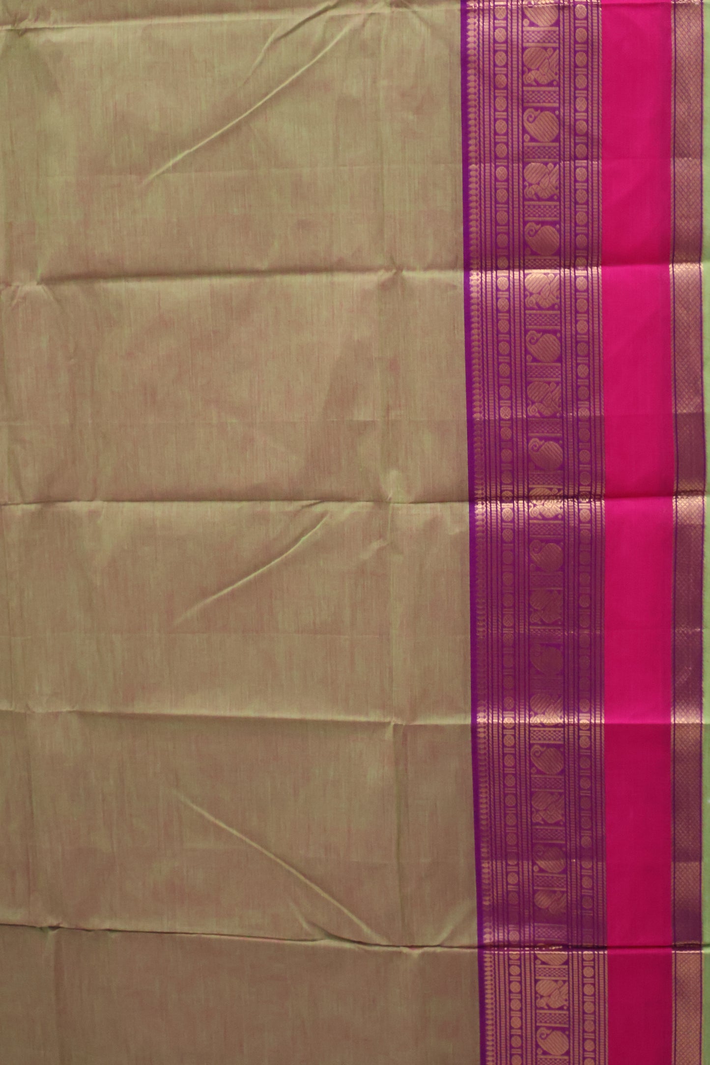 Chettinad Cotton Saree -Lite Green